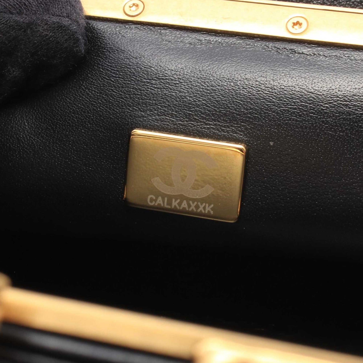 Chanel Mini Quilted Lambskin Paris Monaco Kiss Lock Vanity Bag