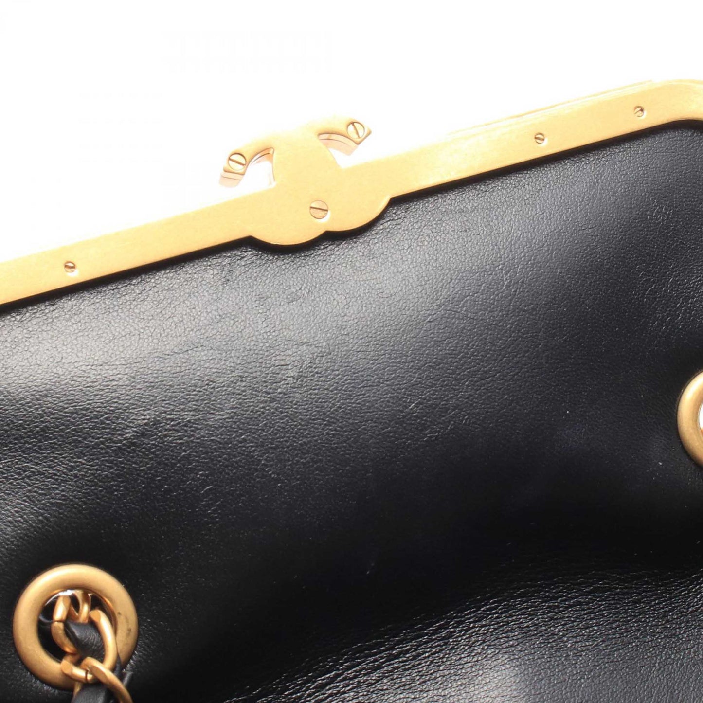 Chanel Mini Quilted Lambskin Paris Monaco Kiss Lock Vanity Bag
