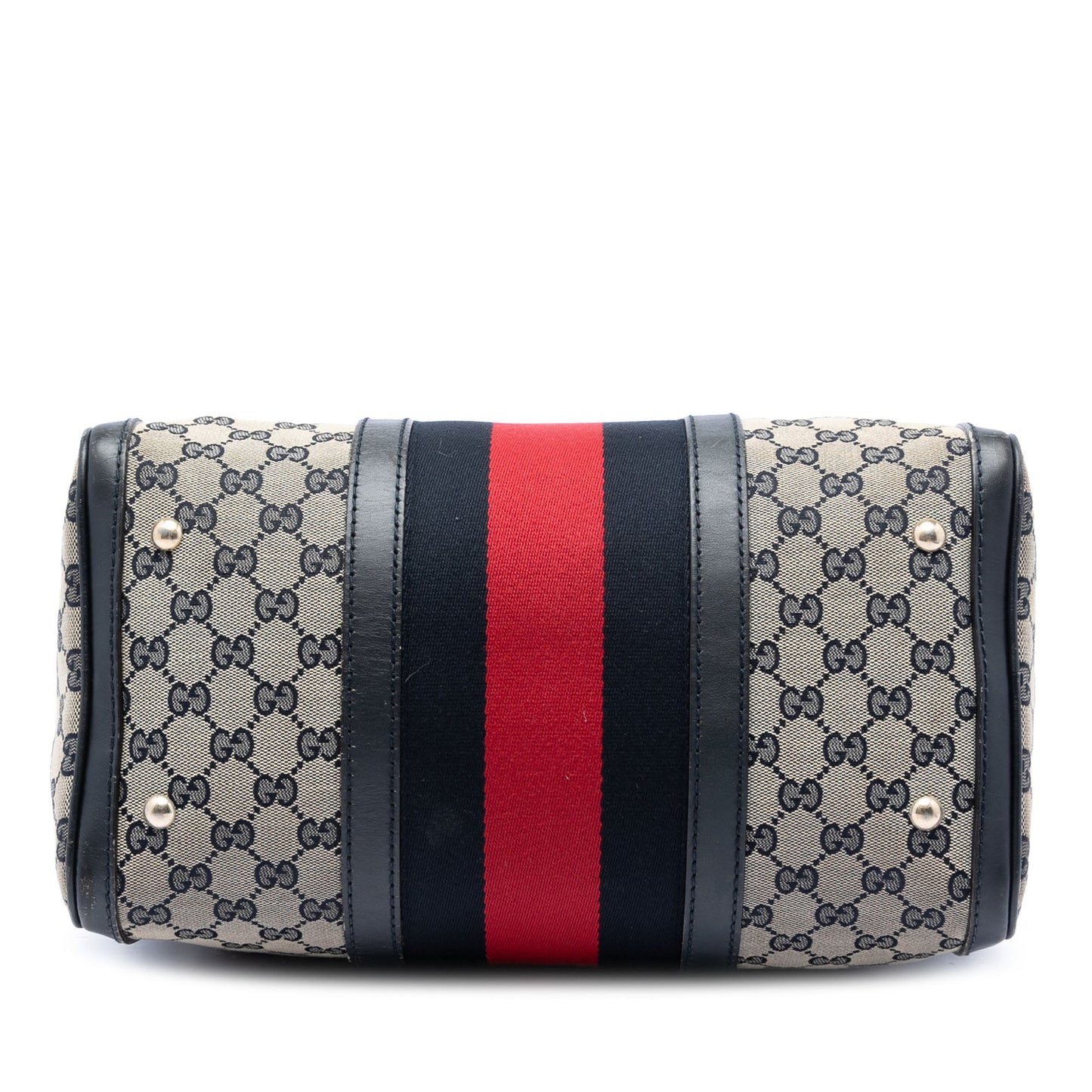 Gucci Medium GG Canvas Web Joy Boston Bag