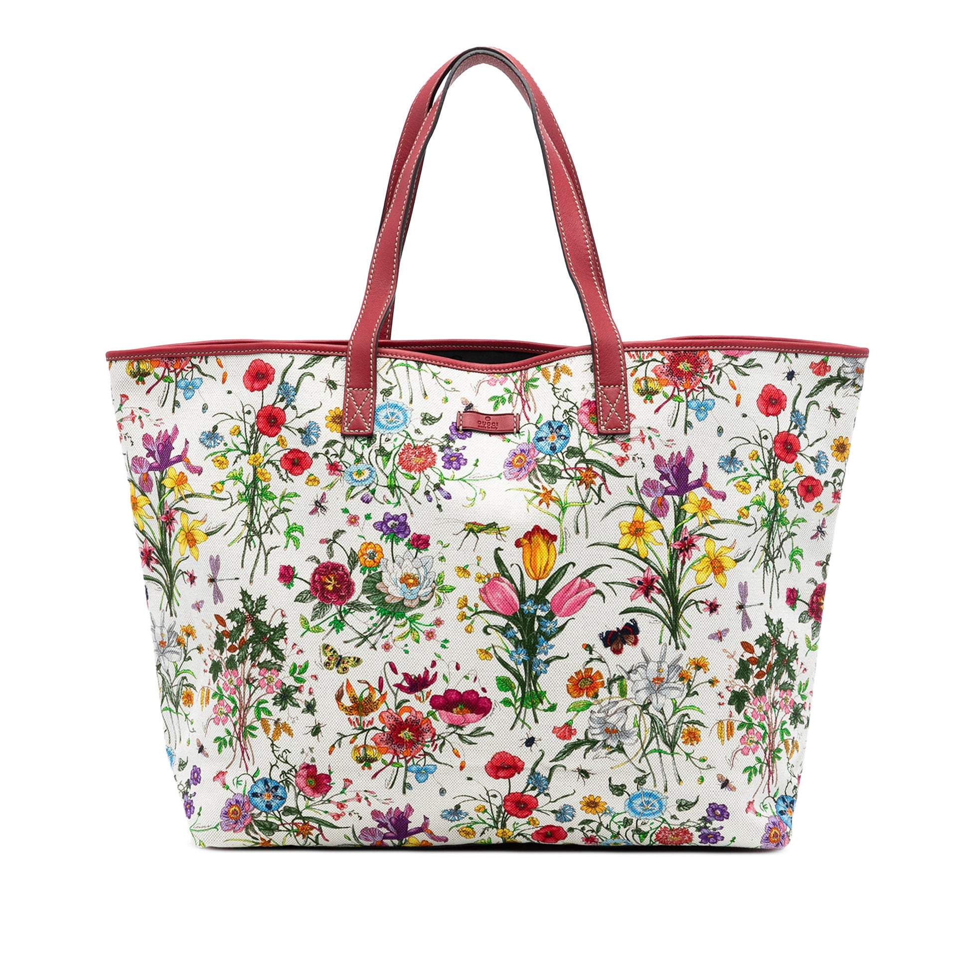 Gucci Canvas Flora Tote
