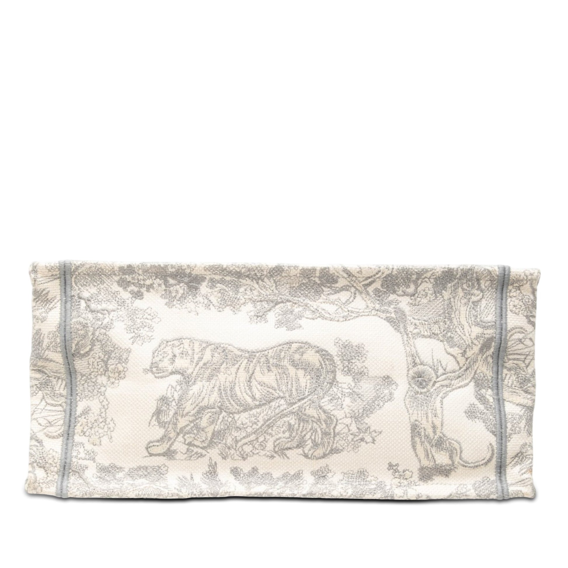 Dior Medium Canvas Embroidered Dioriviera Toile De Jouy Book Tote