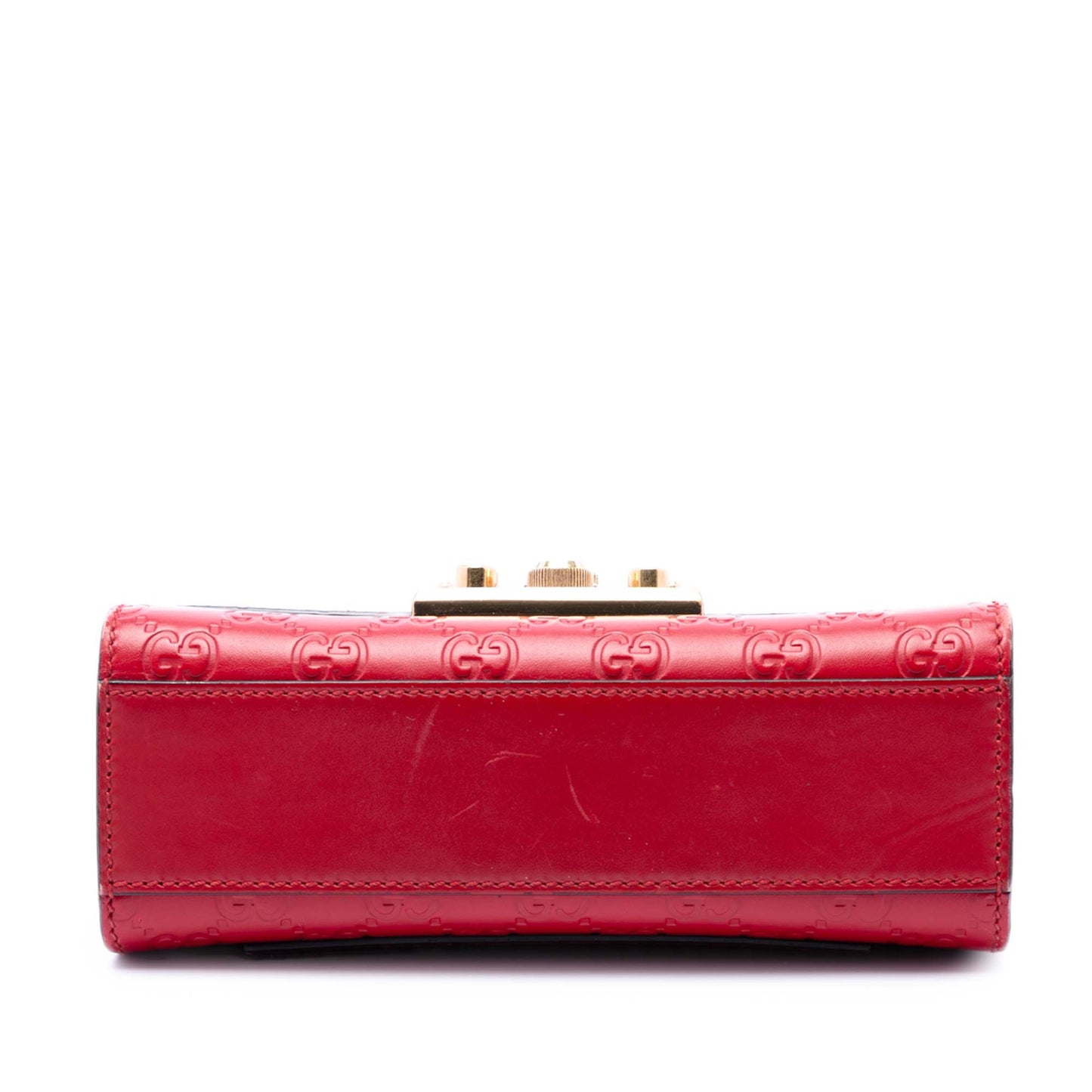 Gucci Small Guccissima Padlock Crossbody
