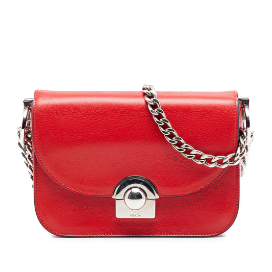 Prada Glace Calf Arcade Crossbody