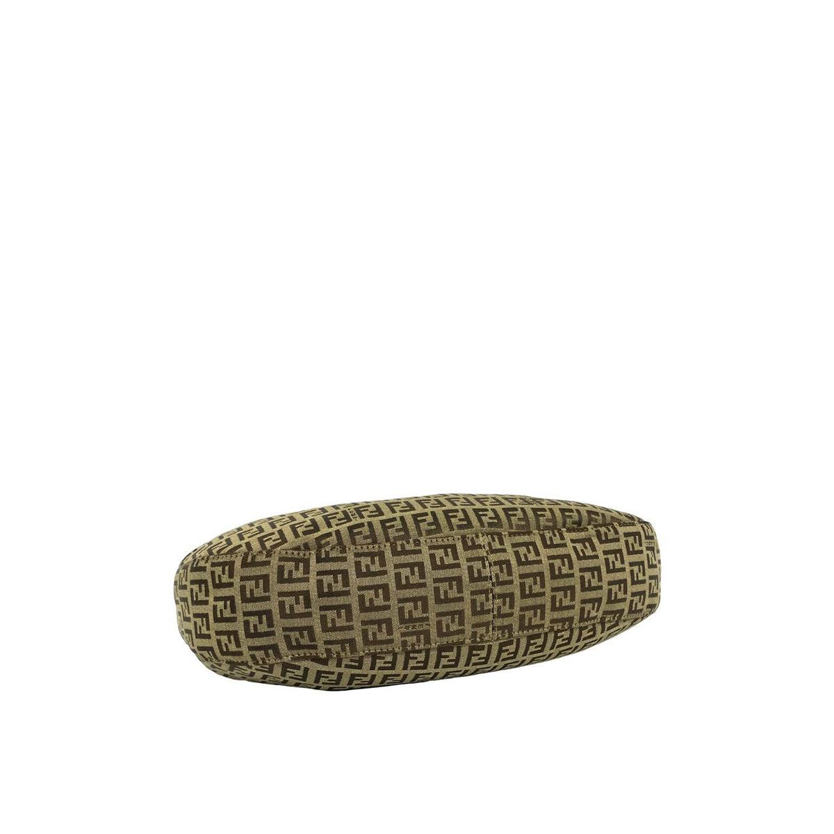 Fendi Zucchino Canvas Hobo Bag — Beige