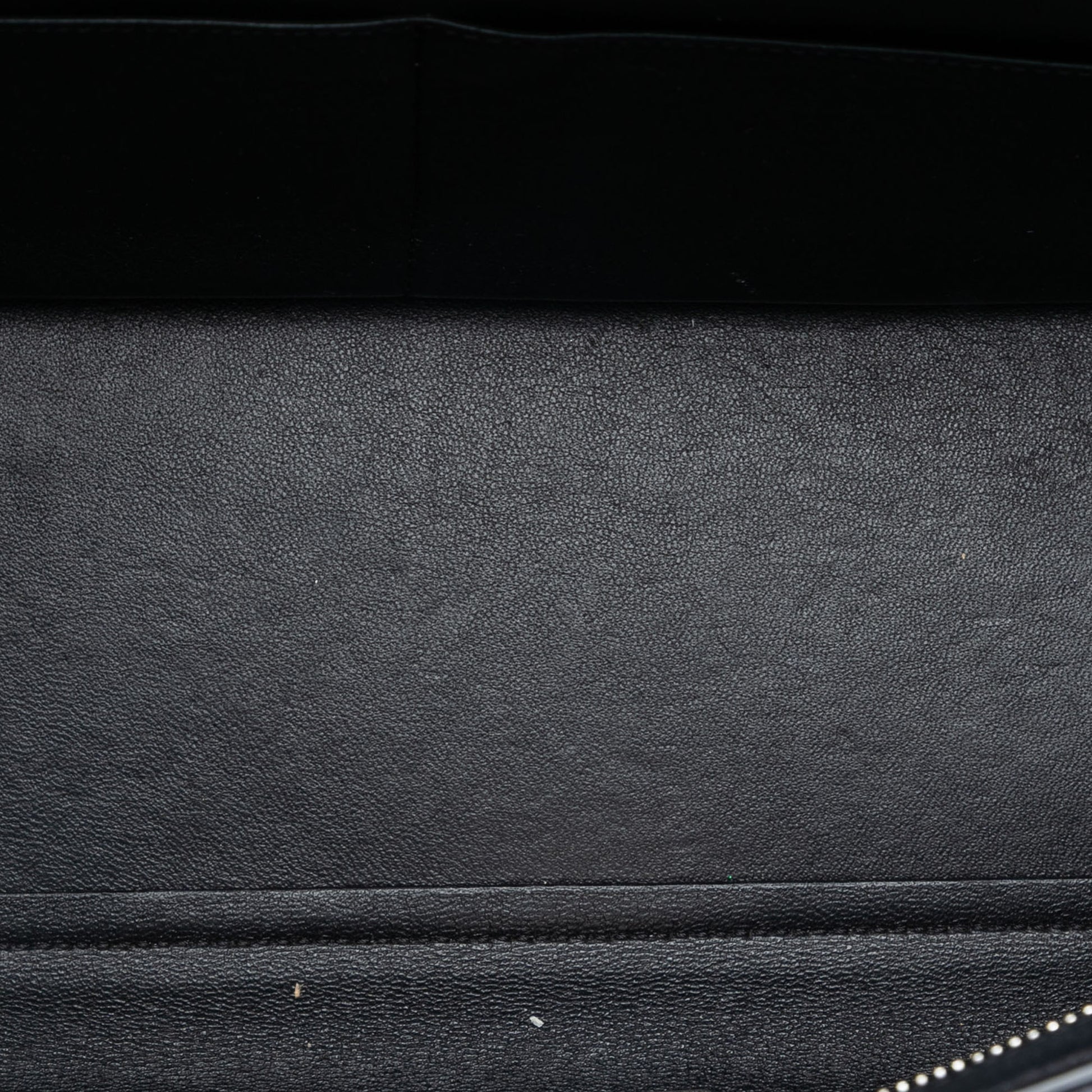 Celine Small Bicolor Leather Trapeze Satchel
