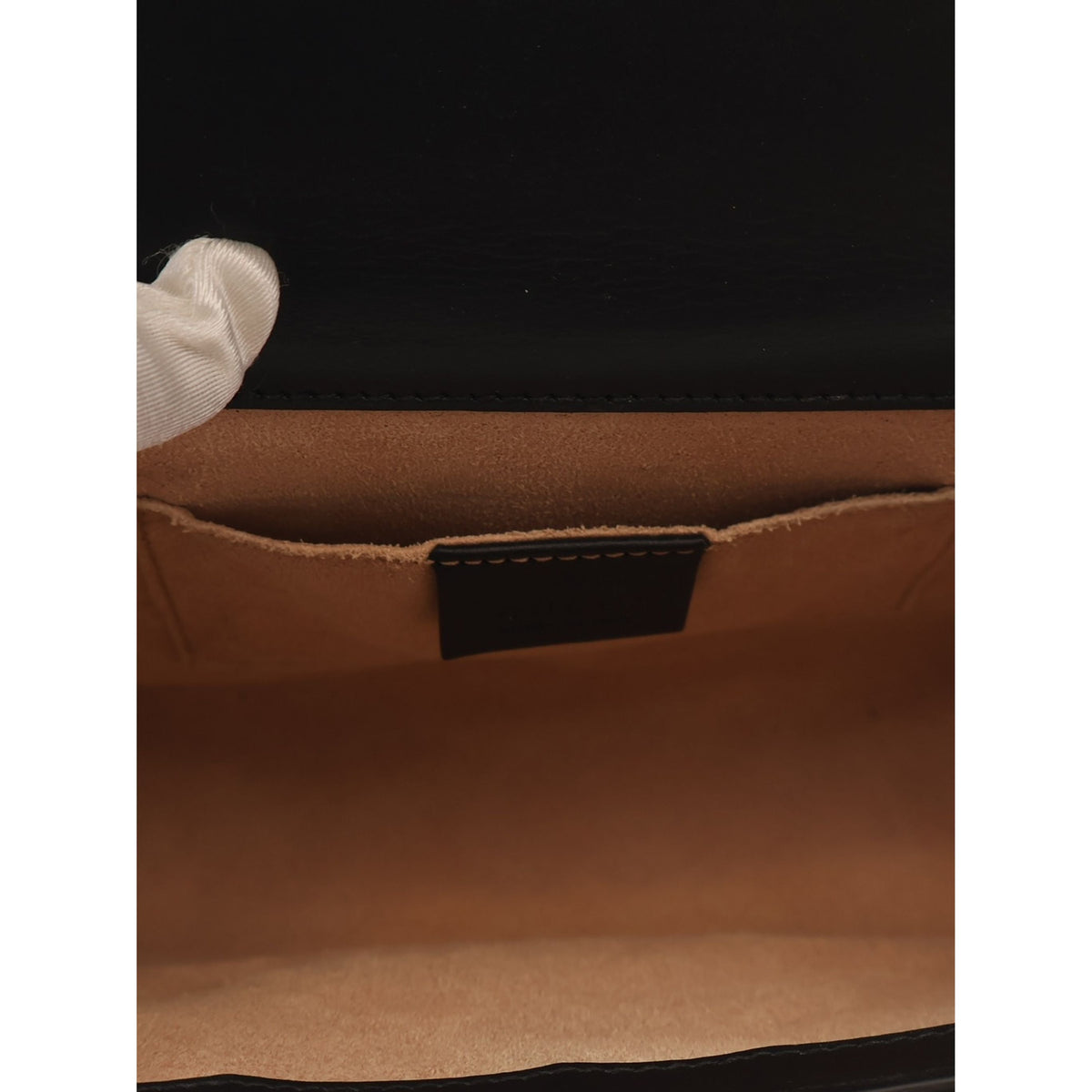 Gucci Small GG Supreme Bee Padlock Crossbody — Beige