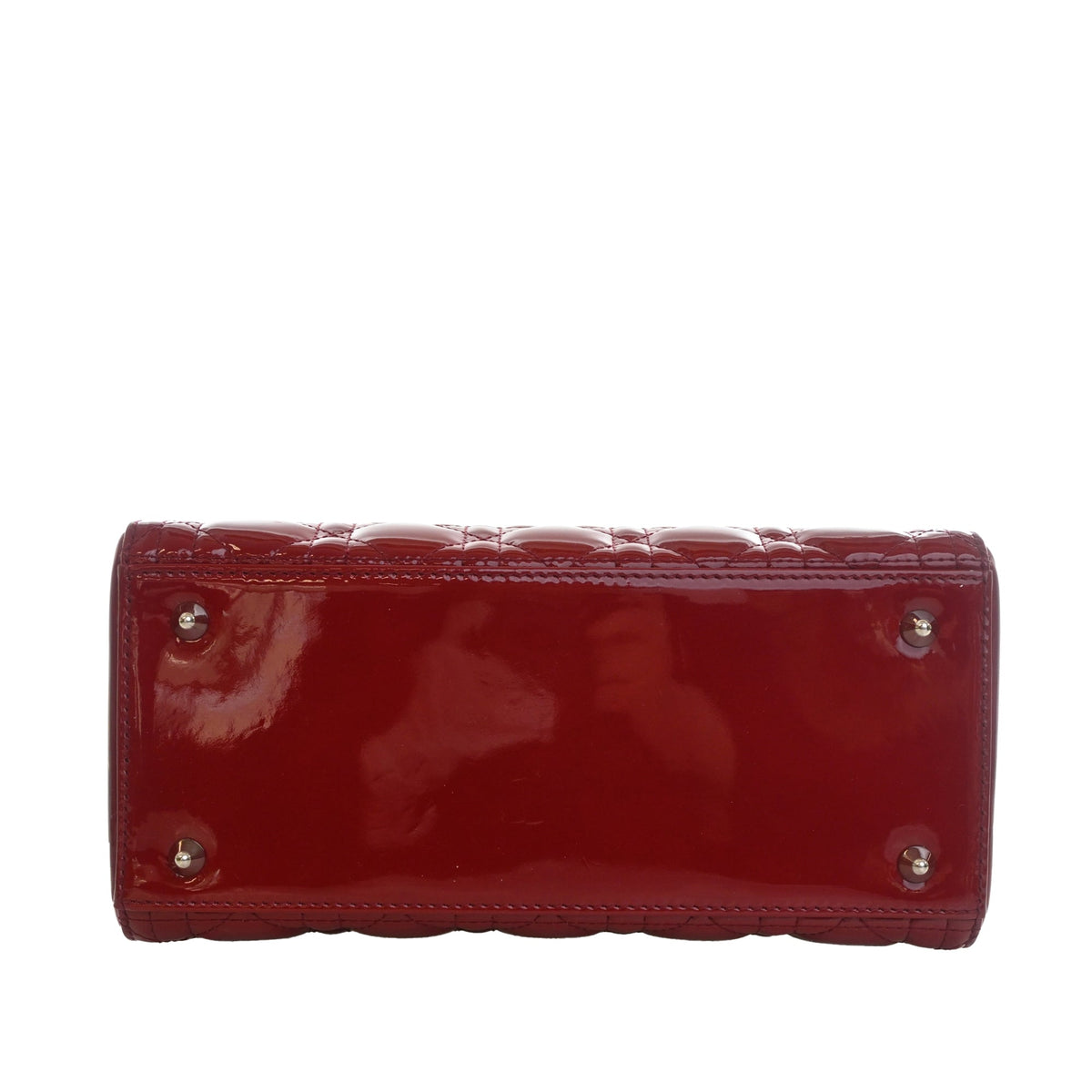 Dior Medium Patent Cannage Lady Dior