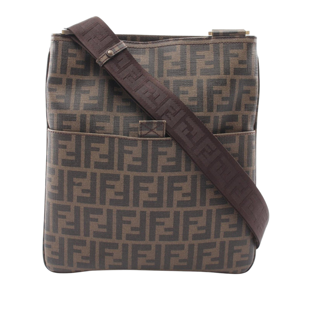 Fendi Zucca Coated Canvas Crossbody