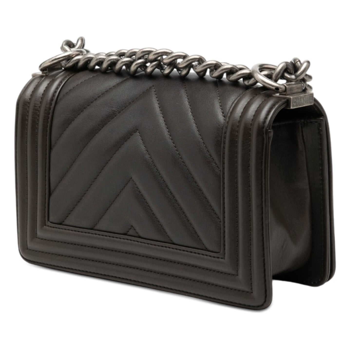 Chanel Small Chevron Lambskin Boy Flap