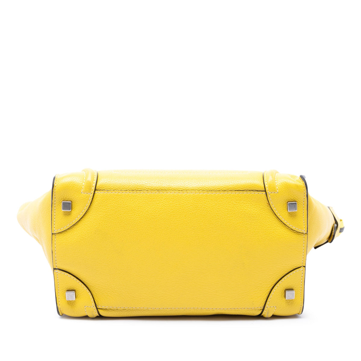 Celine Mini Drummed Calfskin Luggage Tote