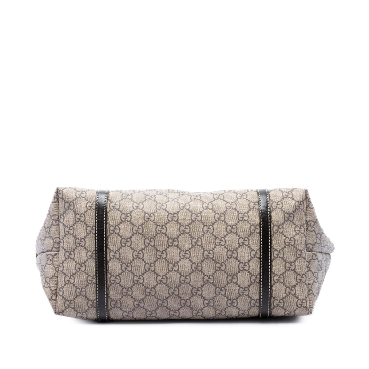 Gucci Medium GG Supreme Tattoo Heart Joy Tote — Beige