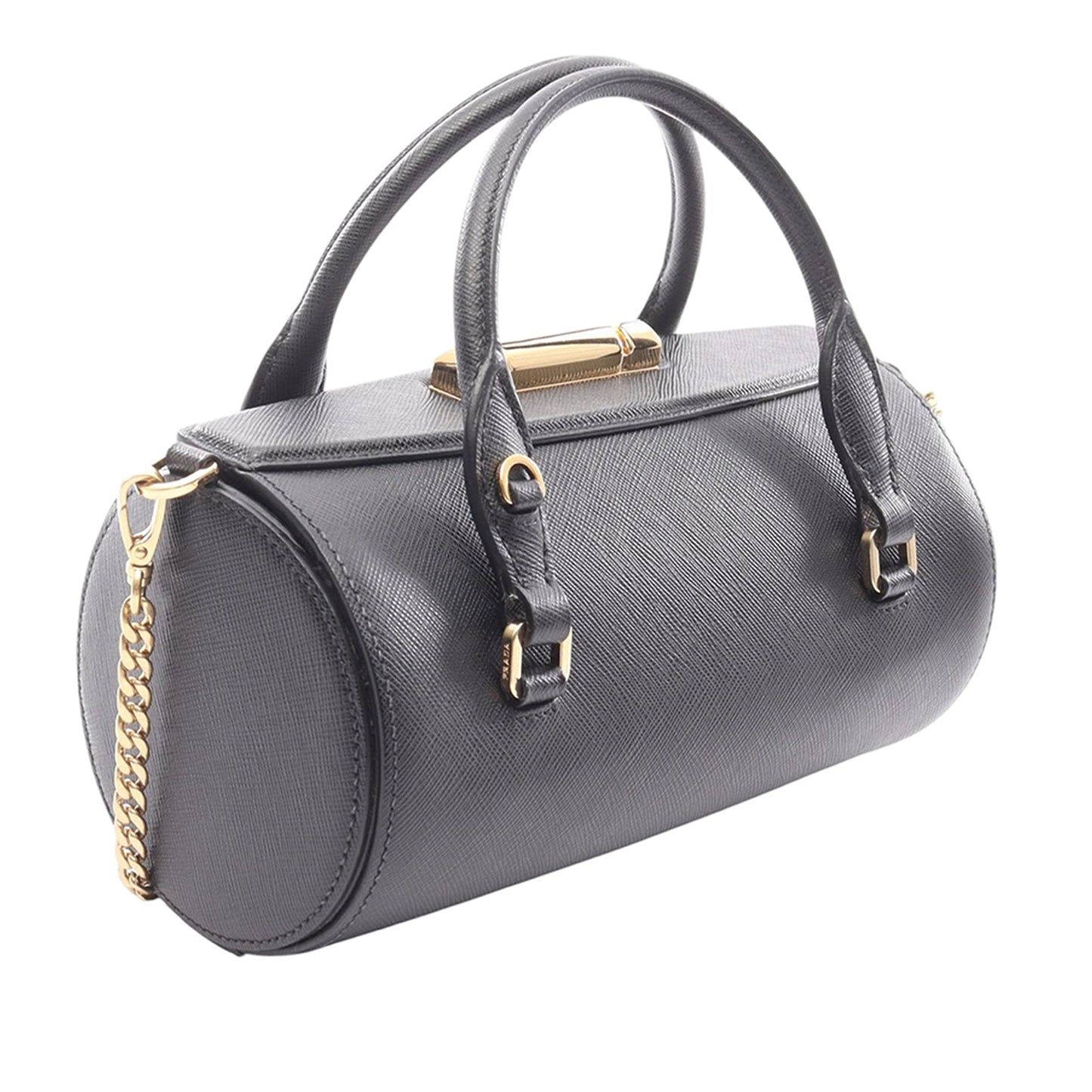 Prada Mini Saffiano Sybille Barrel Bag