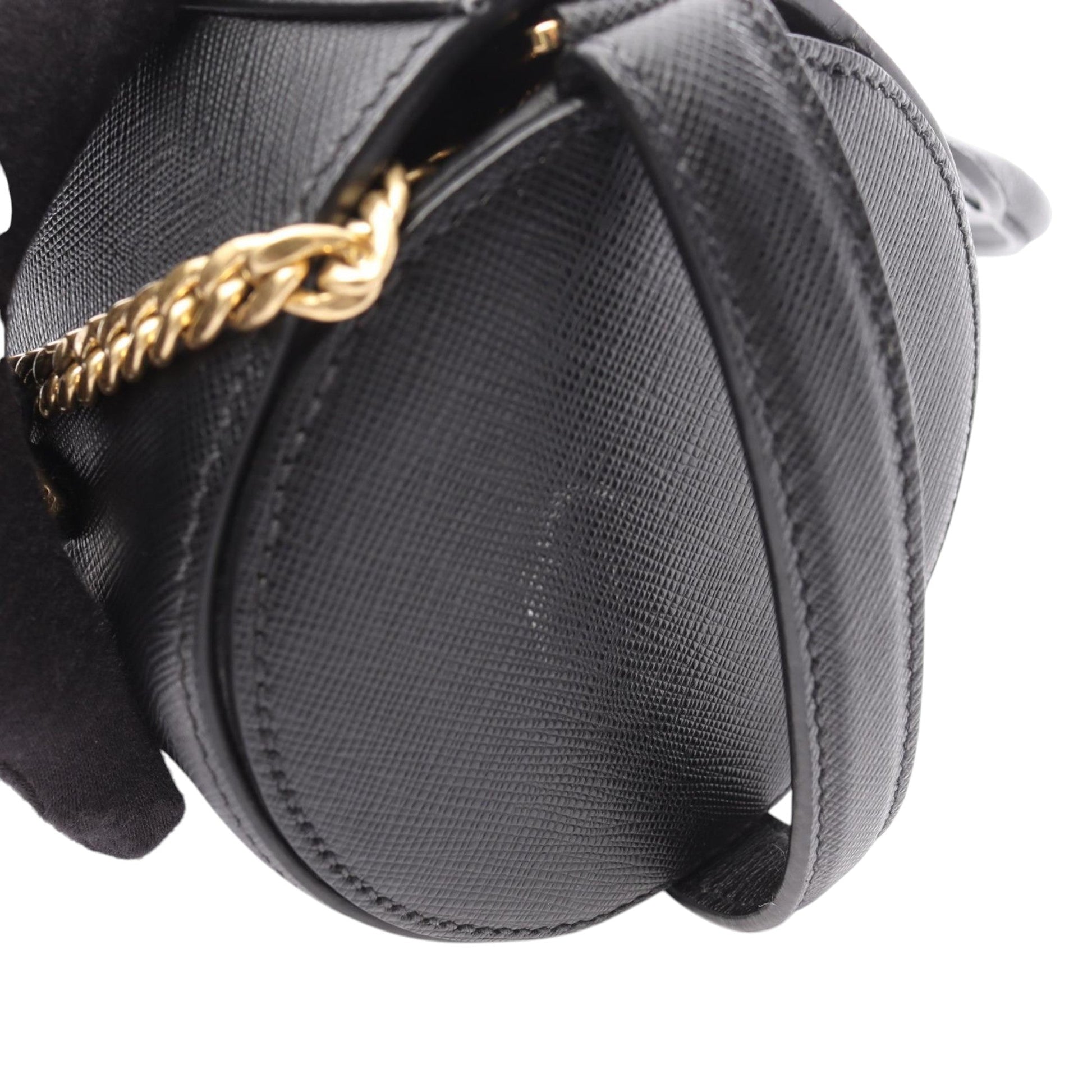 Prada Mini Saffiano Sybille Barrel Bag