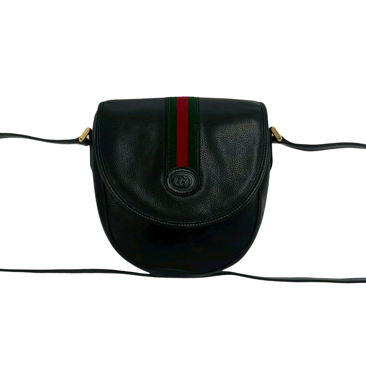 Gucci Leather Web Crossbody