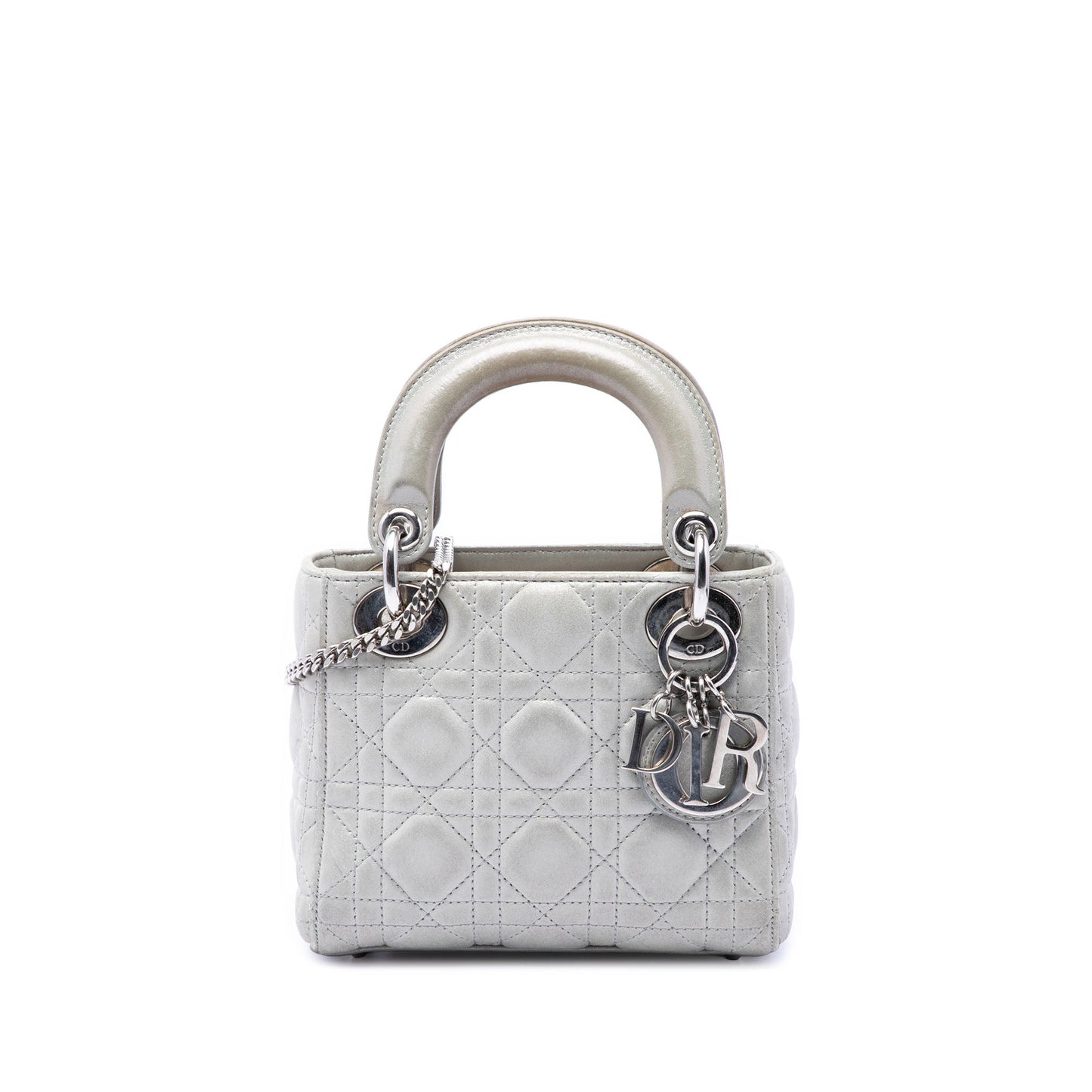 Dior Mini Iridescent Lambskin Cannage Lady Dior