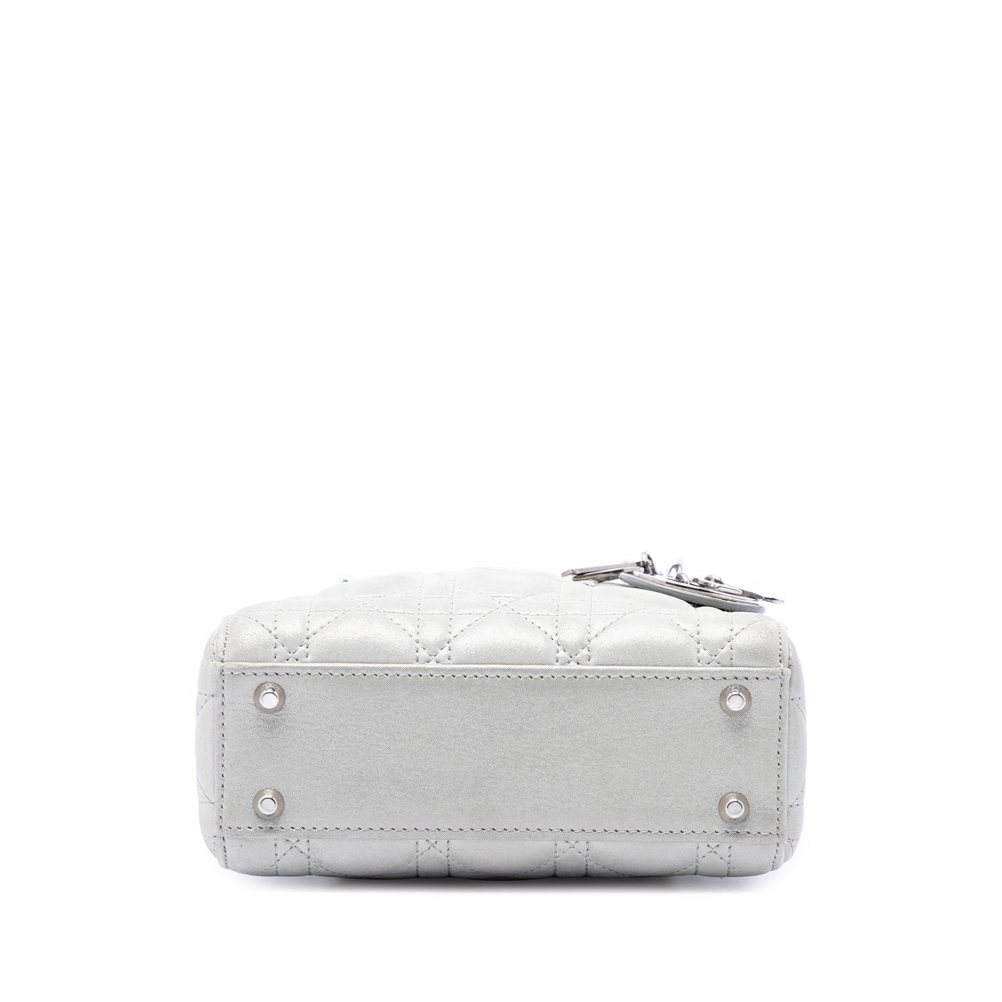Dior Mini Iridescent Lambskin Cannage Lady Dior