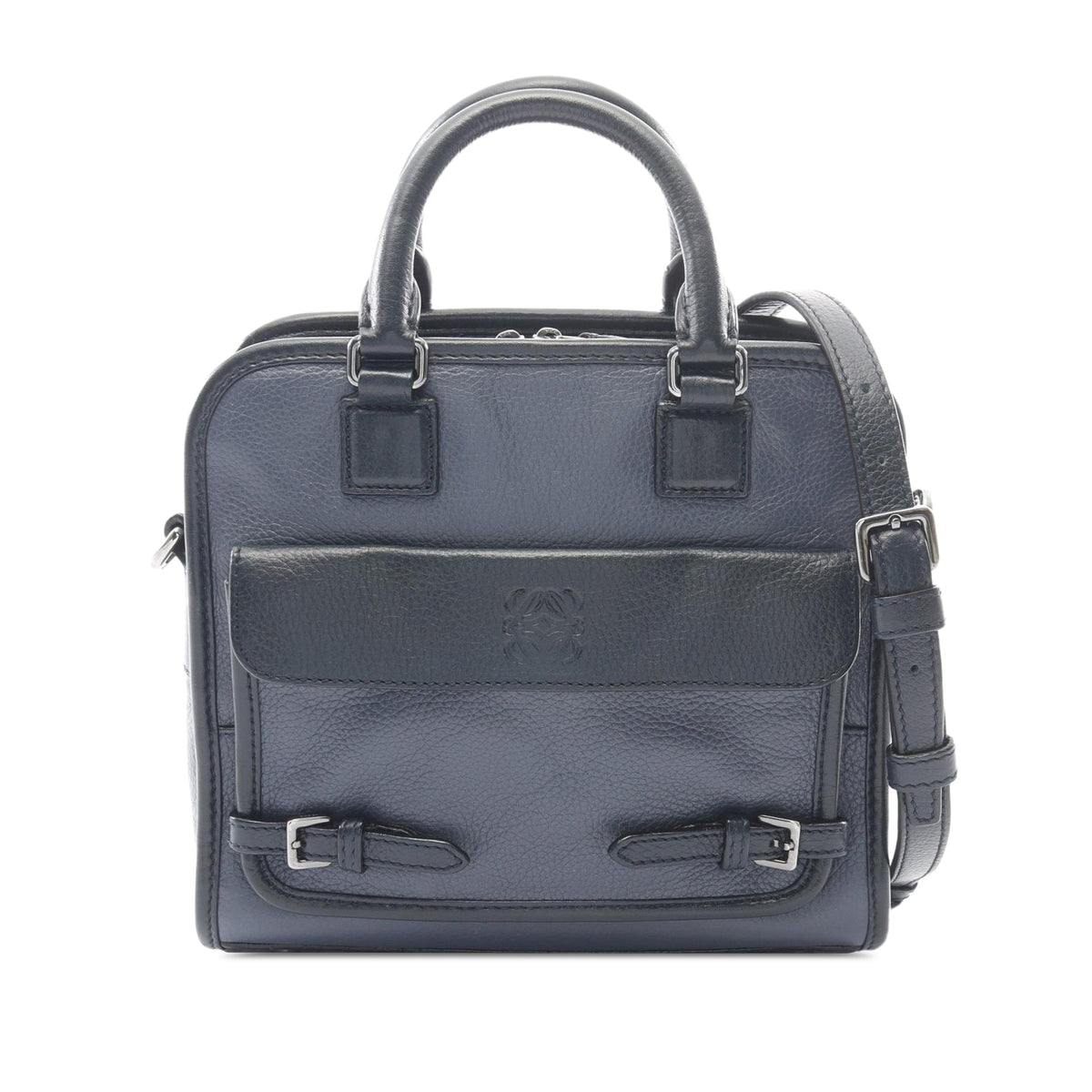 LOEWE Bicolor Grained Calfskin Cruz Satchel