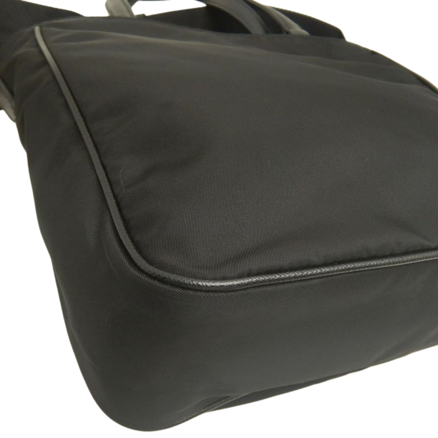 Prada Saffiano Trimmed Tessuto Satchel