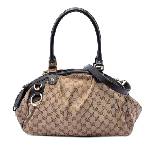 Gucci GG Canvas Sukey Satchel