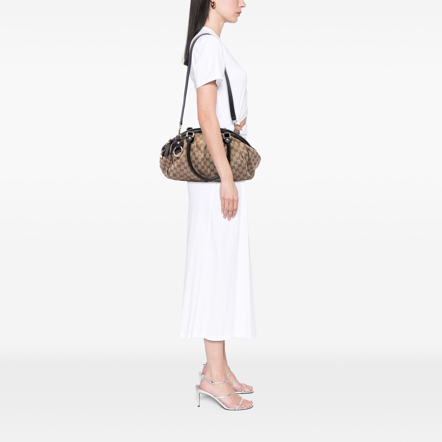 Gucci GG Canvas Sukey Satchel