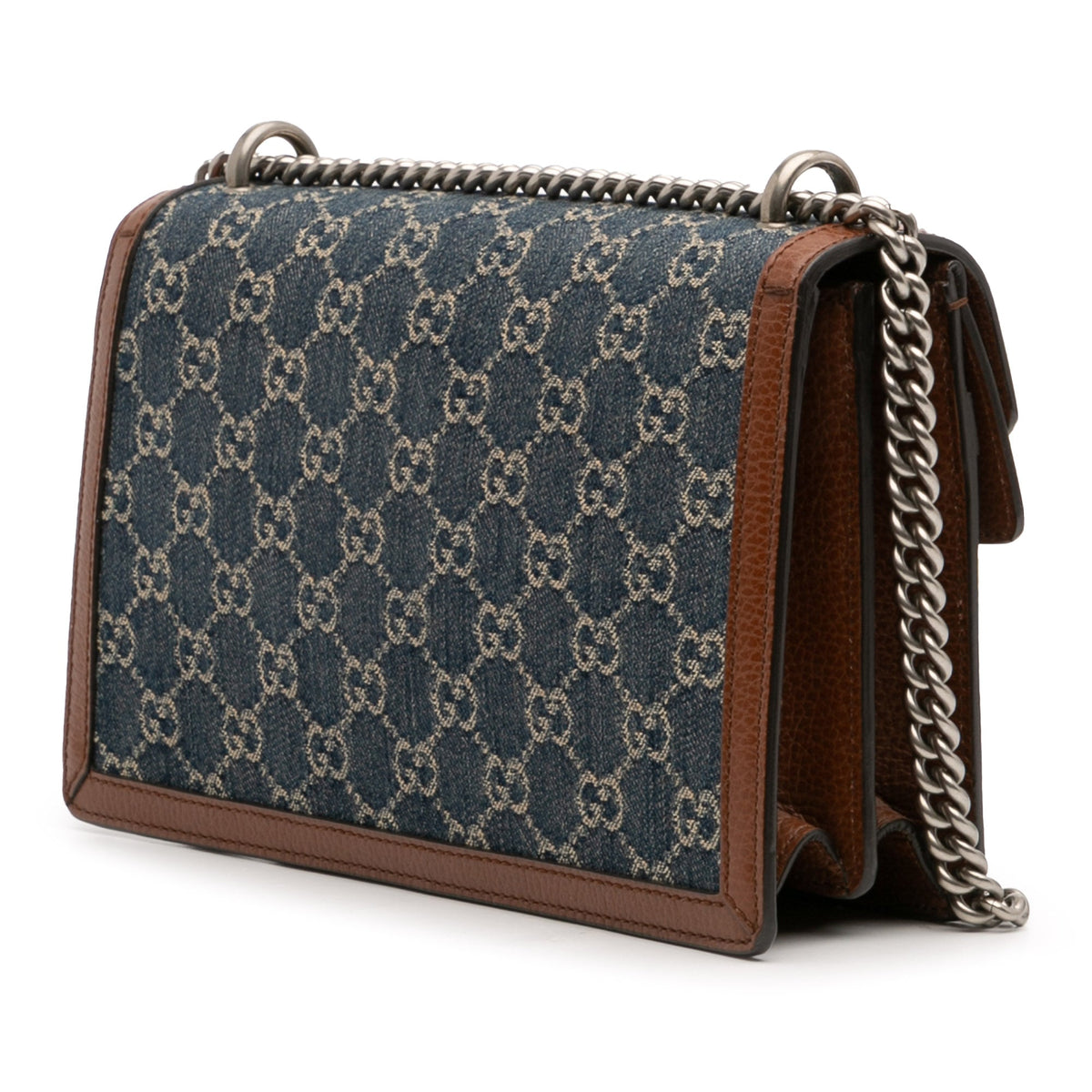 Gucci Small GG Denim Dionysus Shoulder Bag