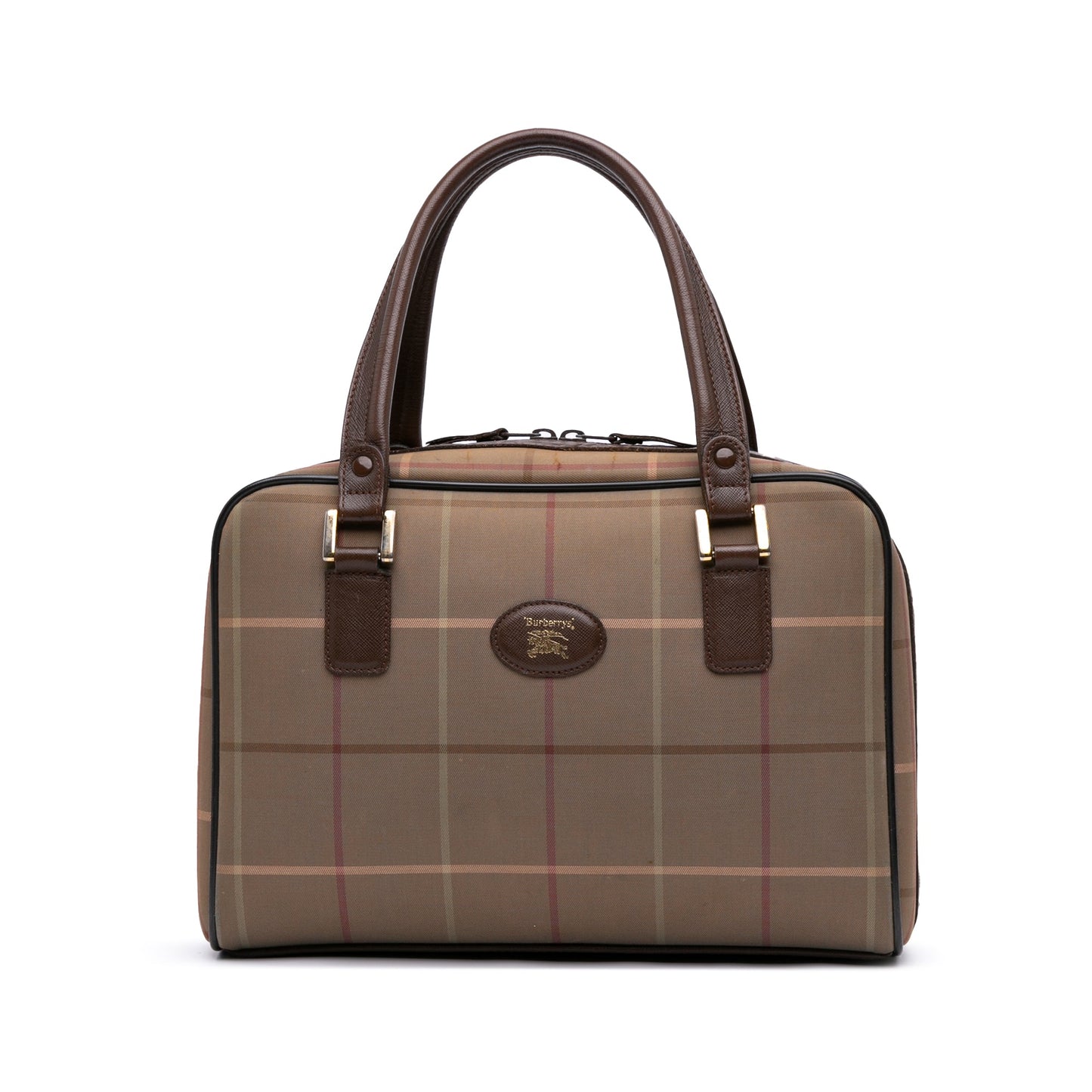 Burberry Vintage Check Canvas Handbag