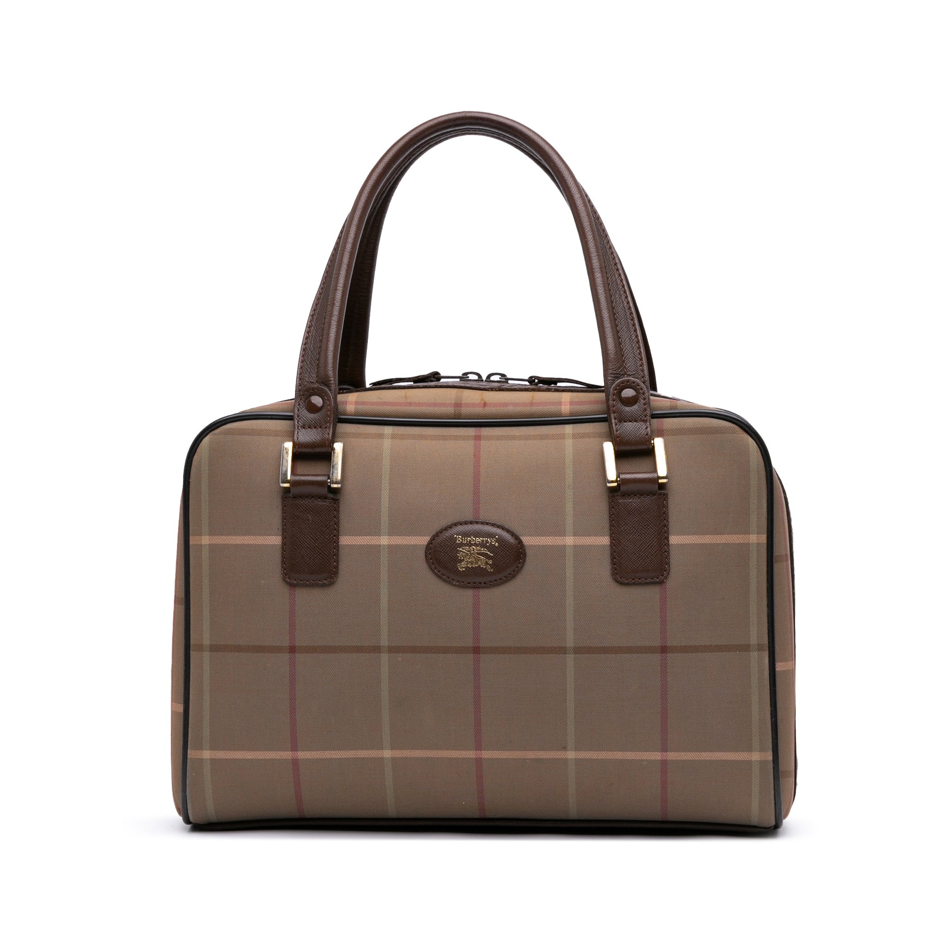 Burberry Vintage Check Canvas Handbag