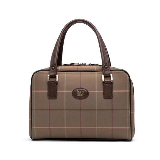 Burberry Vintage Check Canvas Handbag