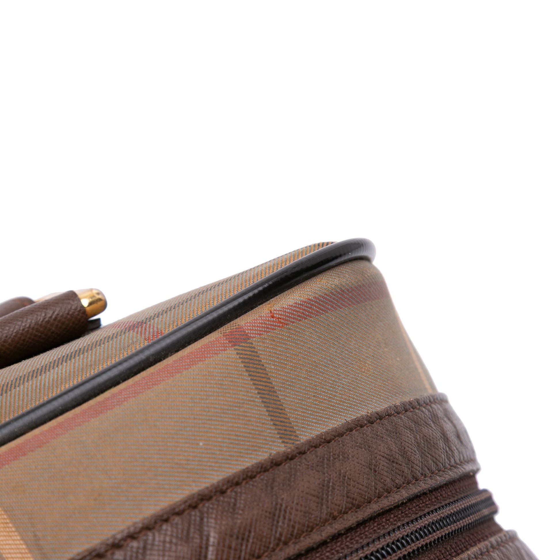 Burberry Vintage Check Canvas Handbag