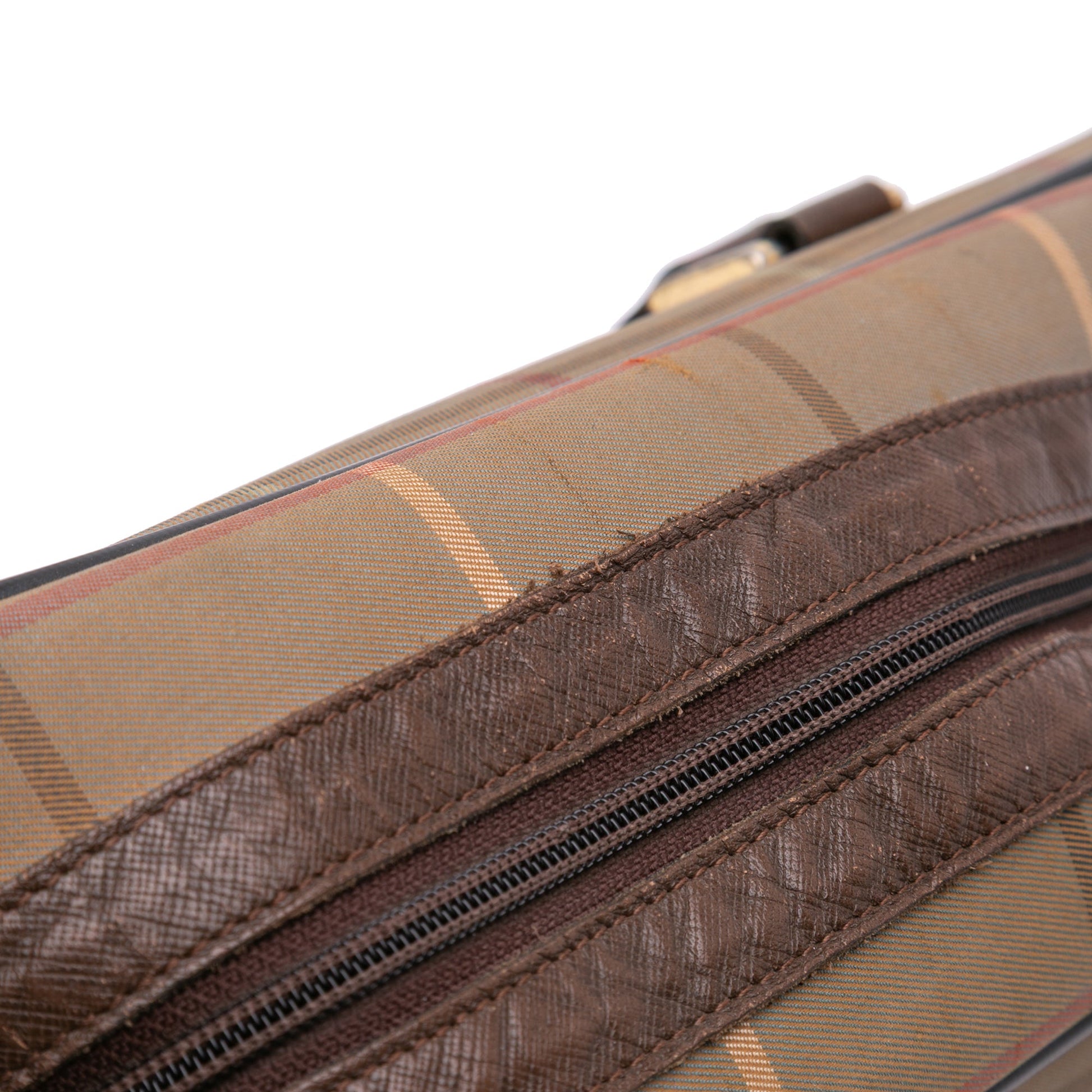 Burberry Vintage Check Canvas Handbag