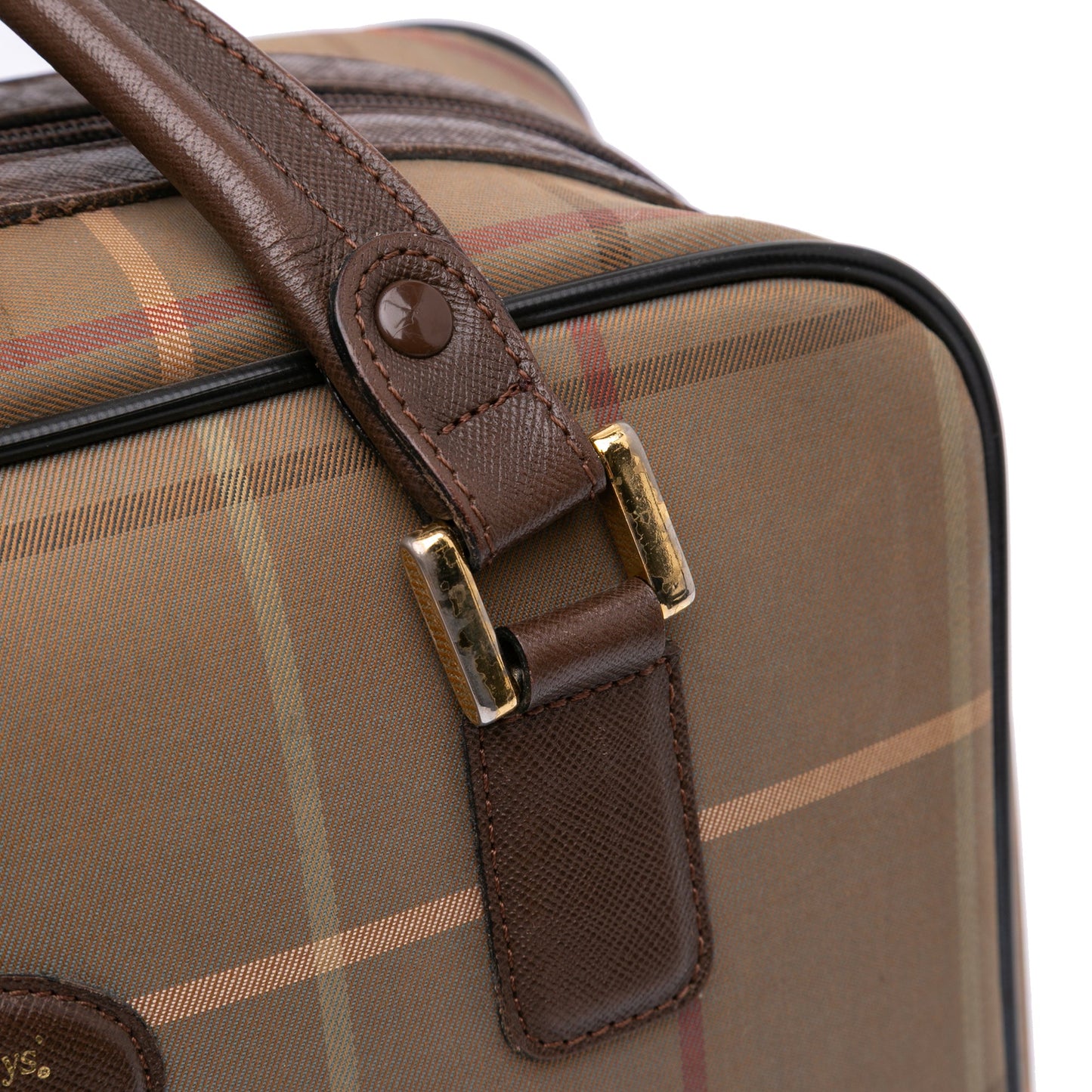 Burberry Vintage Check Canvas Handbag