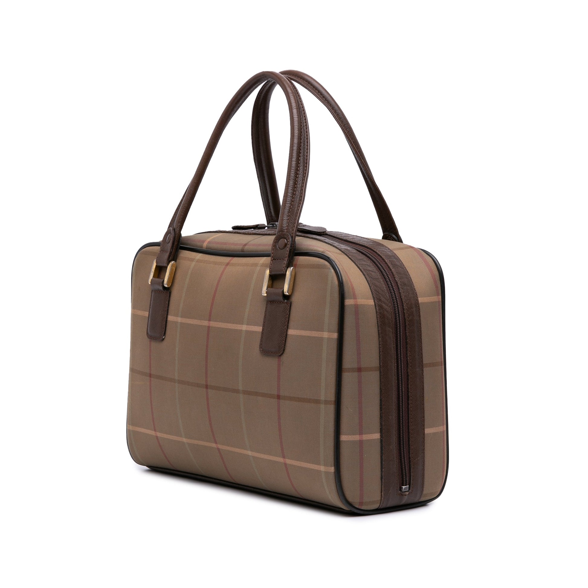 Burberry Vintage Check Canvas Handbag
