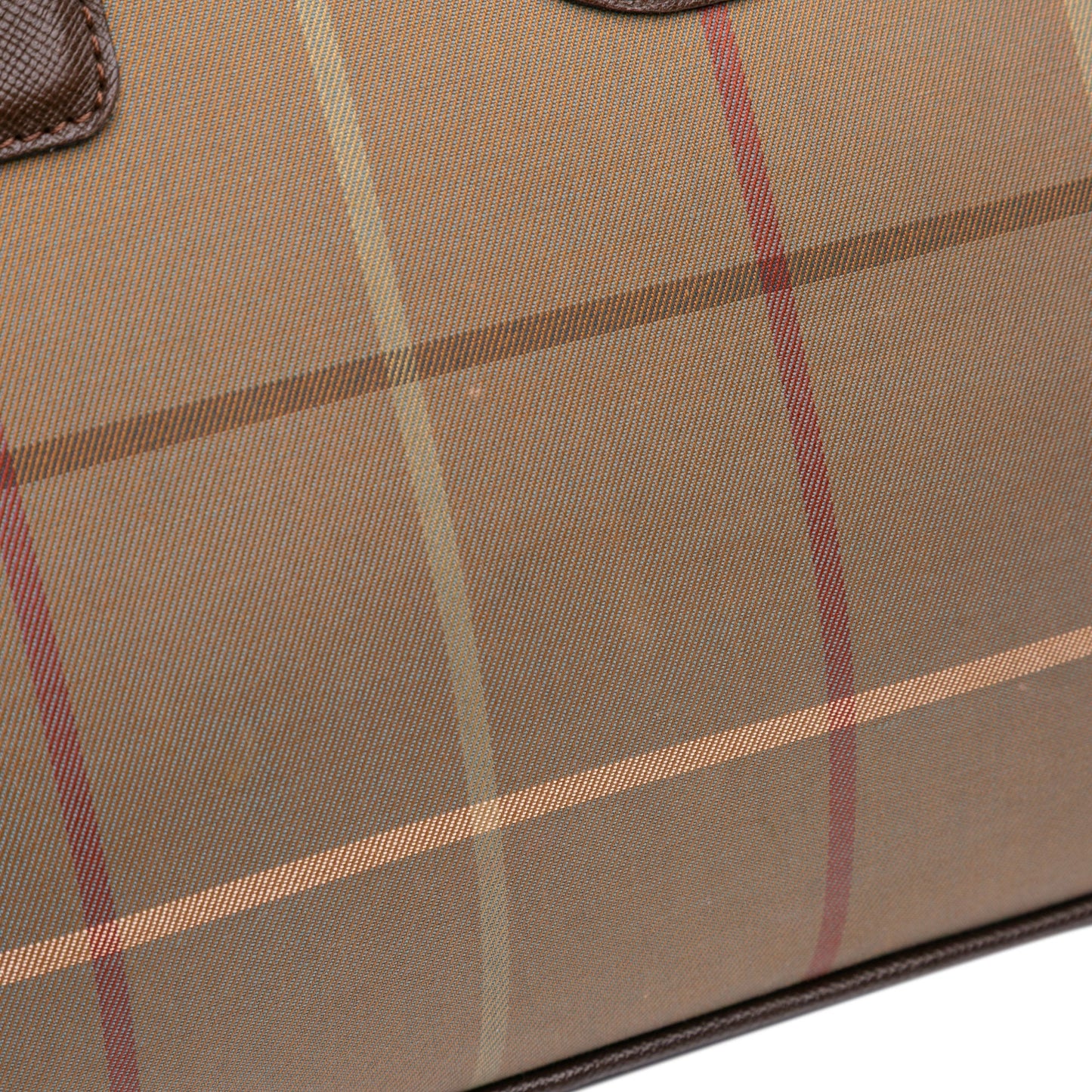 Burberry Vintage Check Canvas Handbag