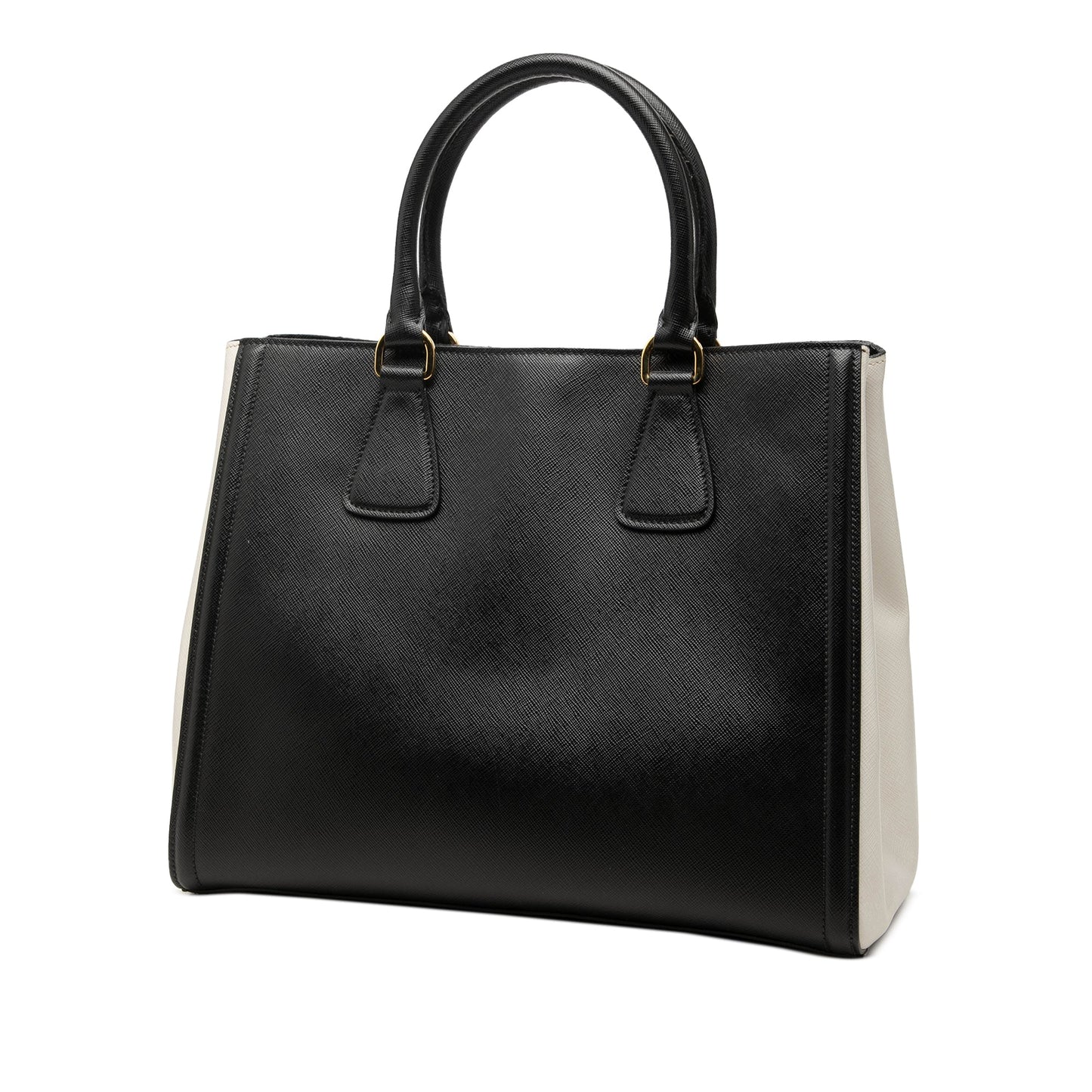 Prada Medium Bicolor Saffiano Lux Galleria Satchel