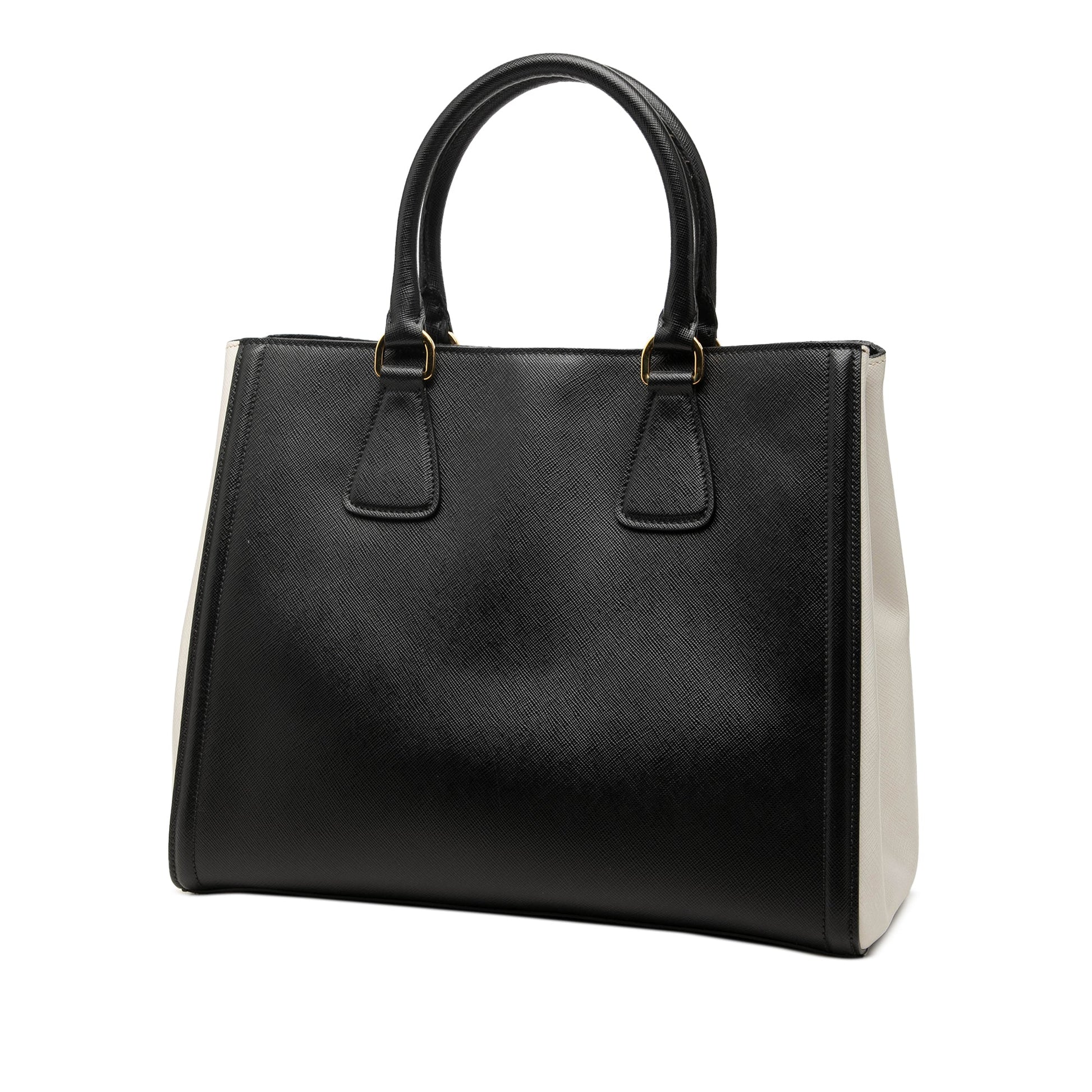 Prada Medium Bicolor Saffiano Lux Galleria Satchel