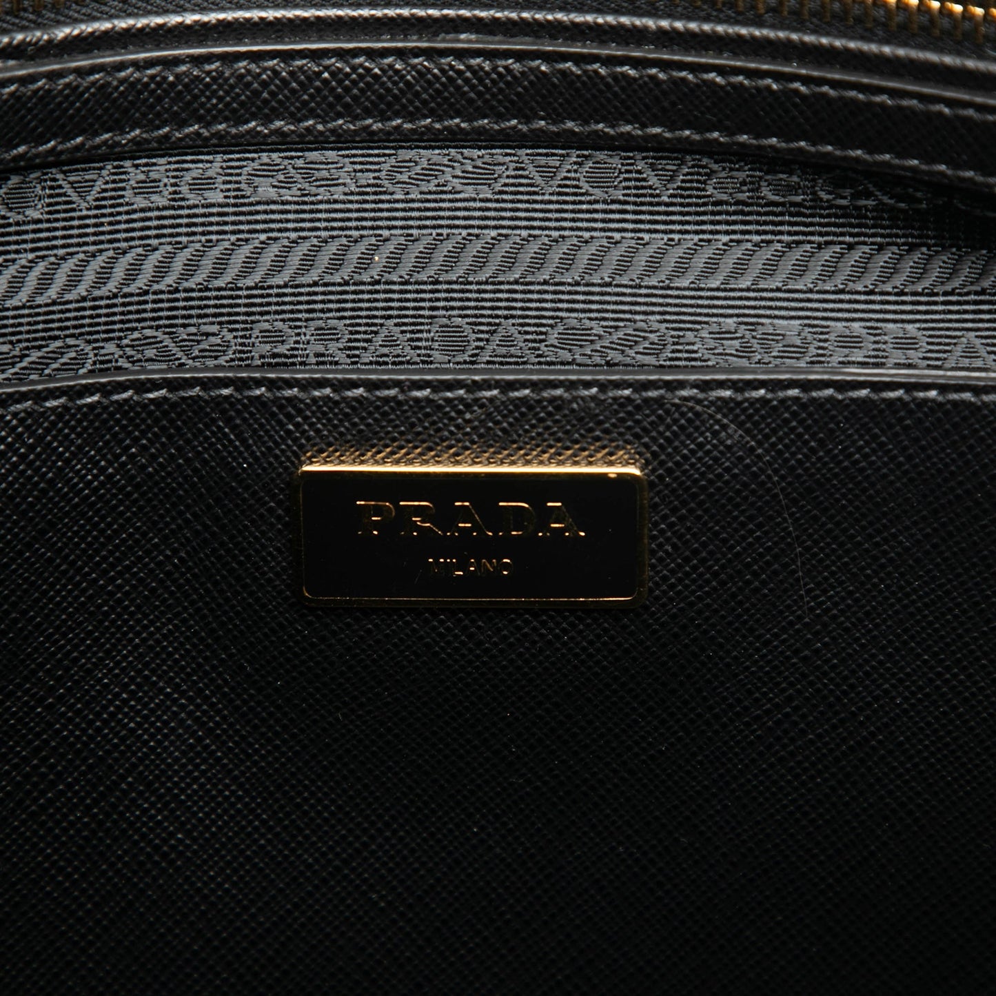 Prada Medium Bicolor Saffiano Lux Galleria Satchel