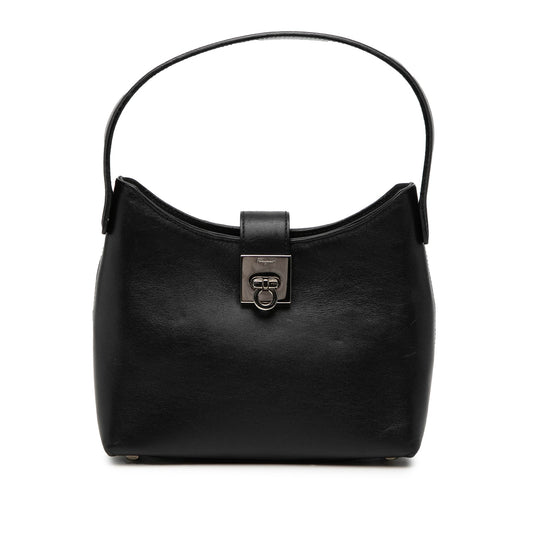Leather Gancini Handbag