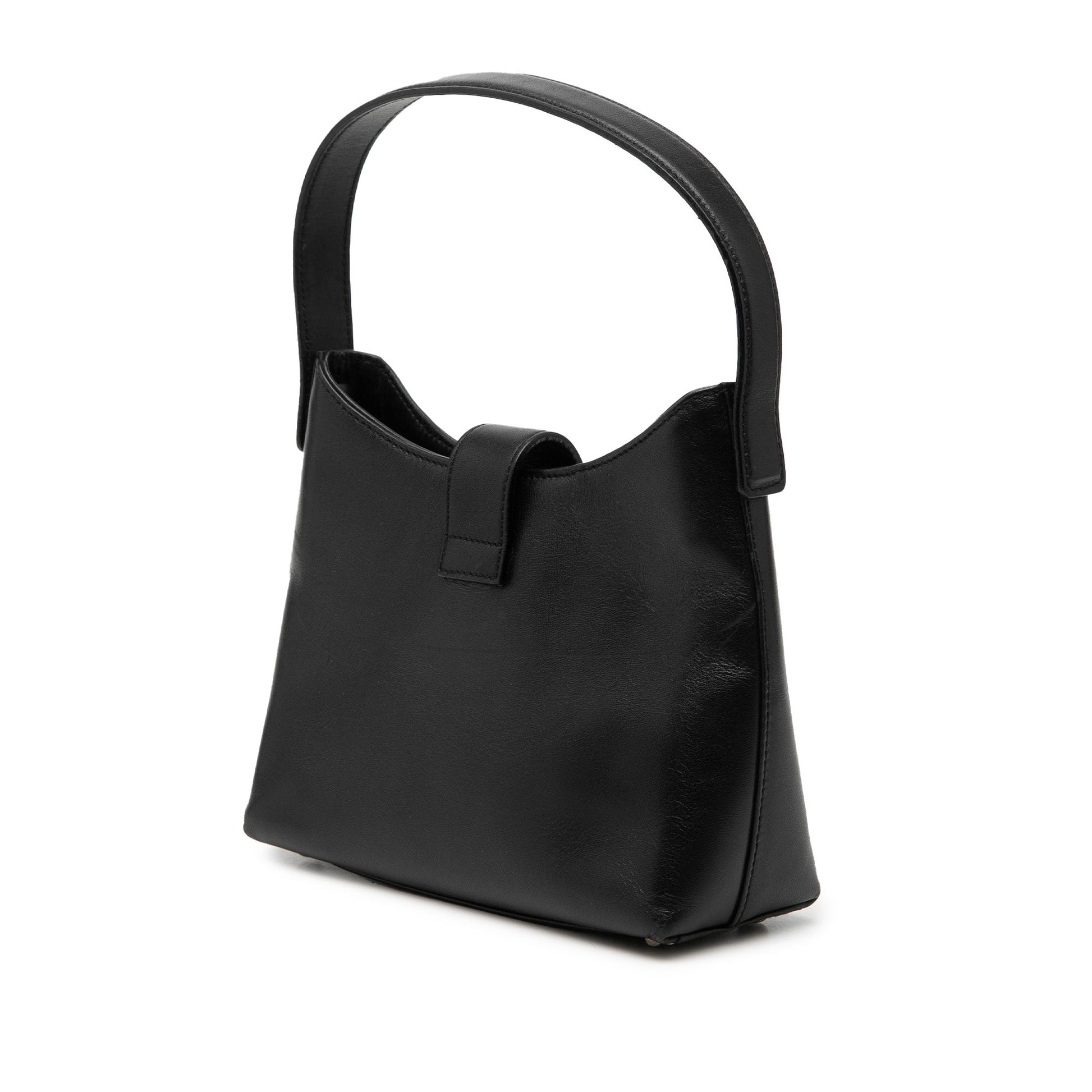 Leather Gancini Handbag
