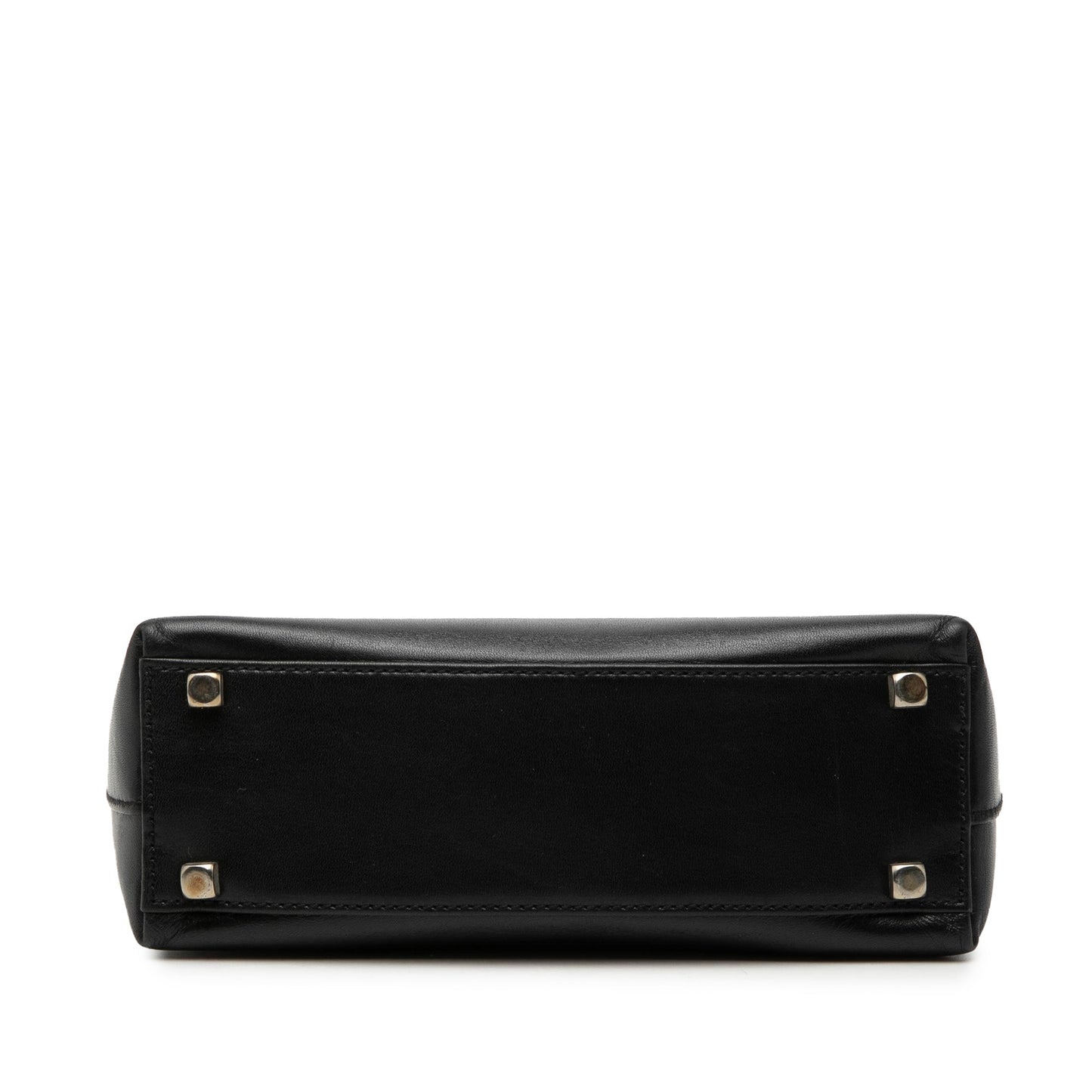 Leather Gancini Handbag