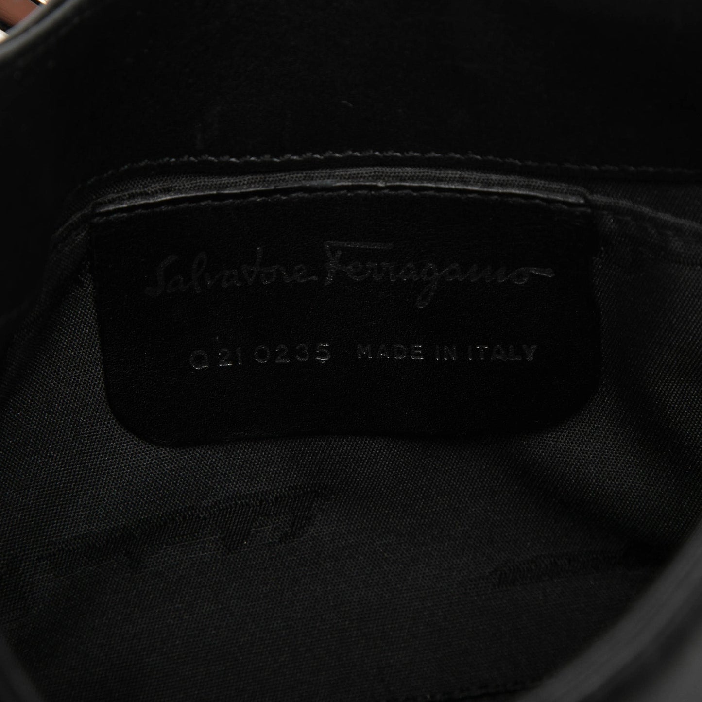 Leather Gancini Handbag