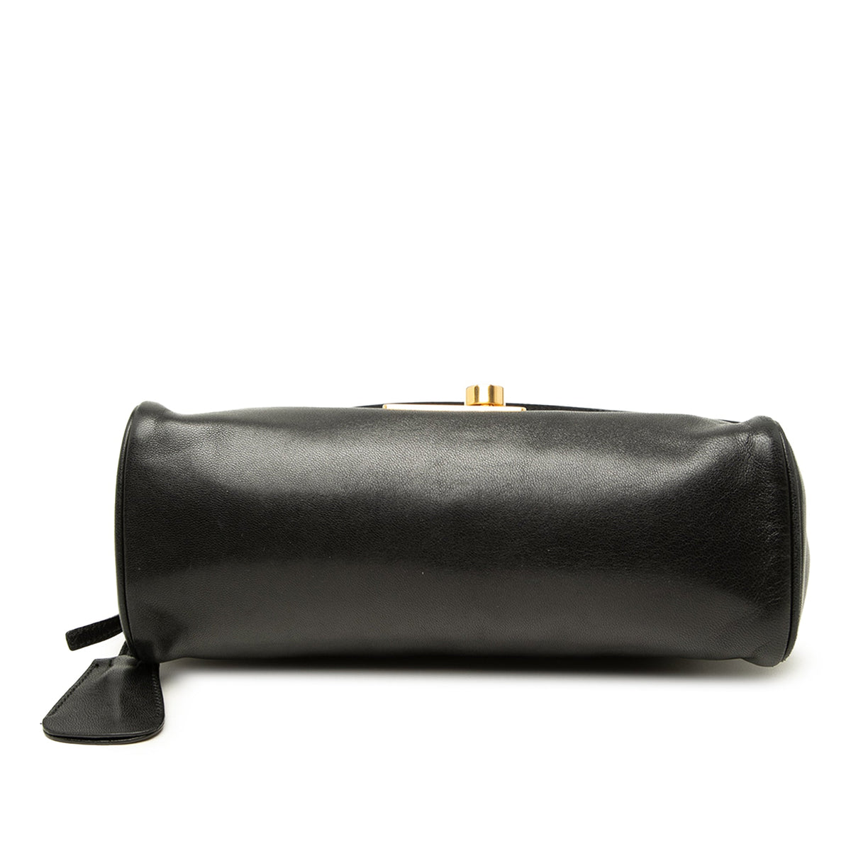 Prada City Calf Sound Lock Shoulder Bag — Black