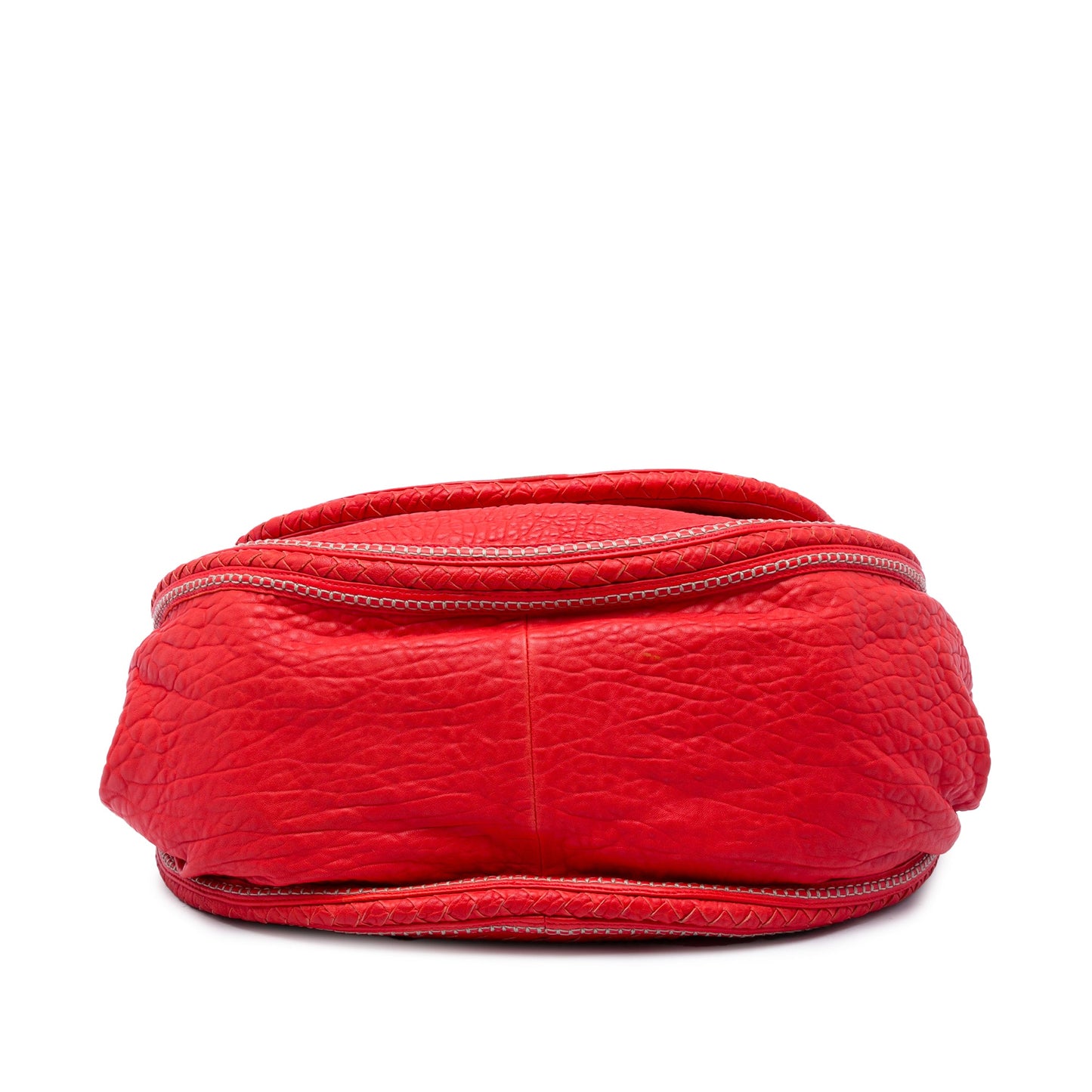 Bottega Veneta Intrecciato Trimmed Cervo Flap Bag