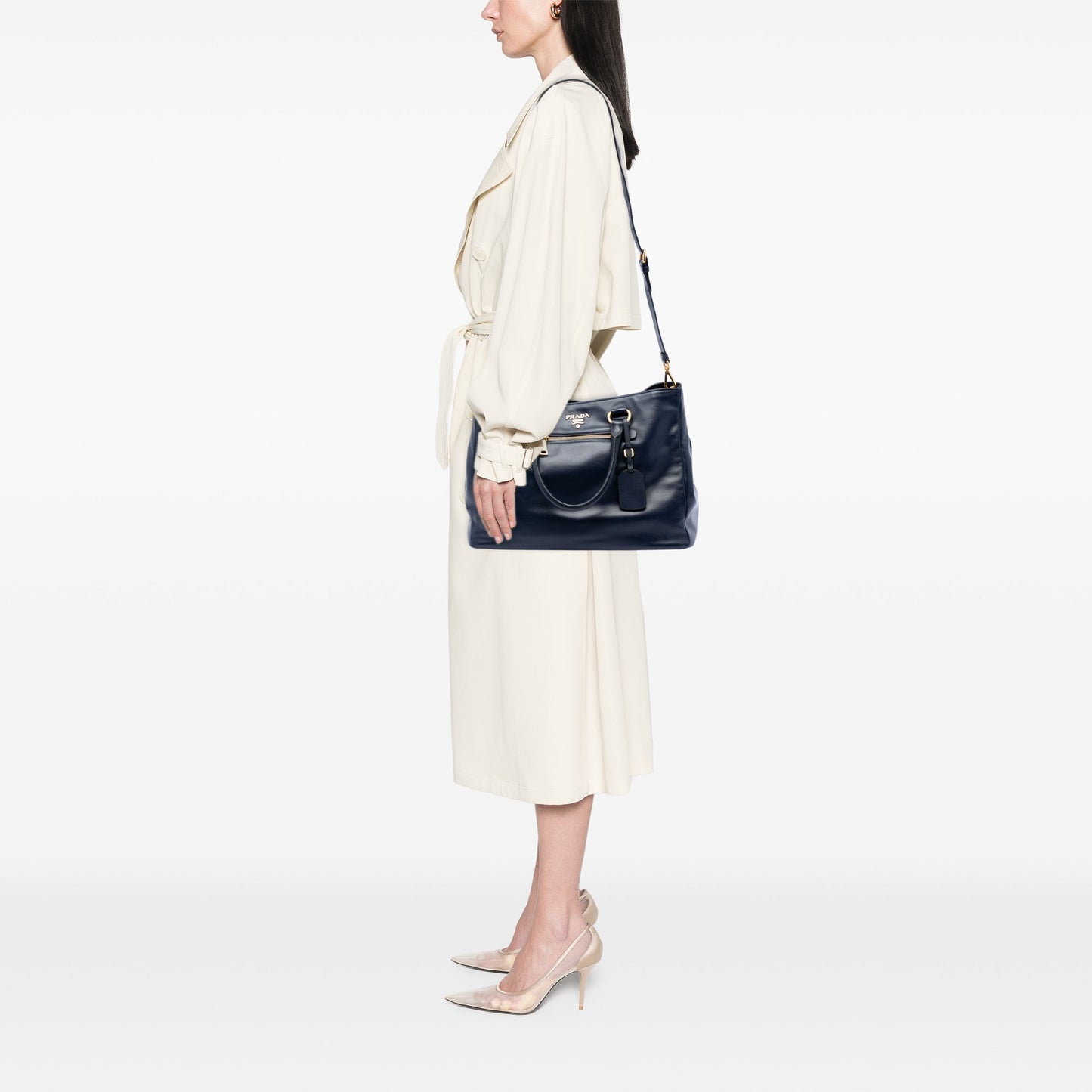 Prada Soft Calfskin Shopping Tote
