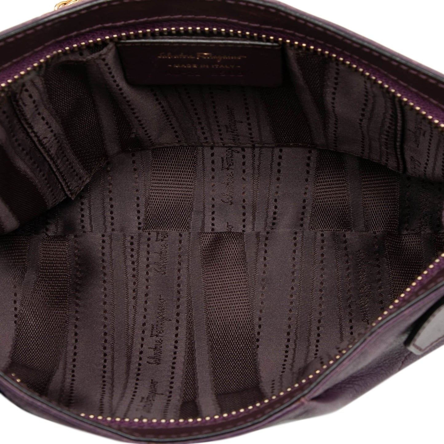 Ferragamo Leather Gancini Chain Crossbody