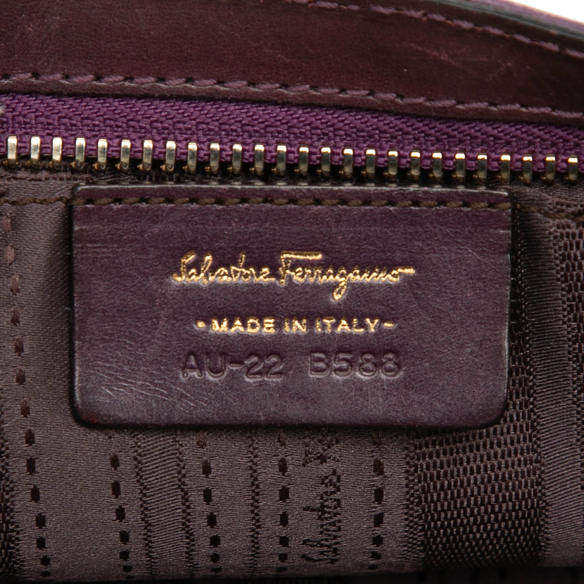 Ferragamo Leather Gancini Chain Crossbody