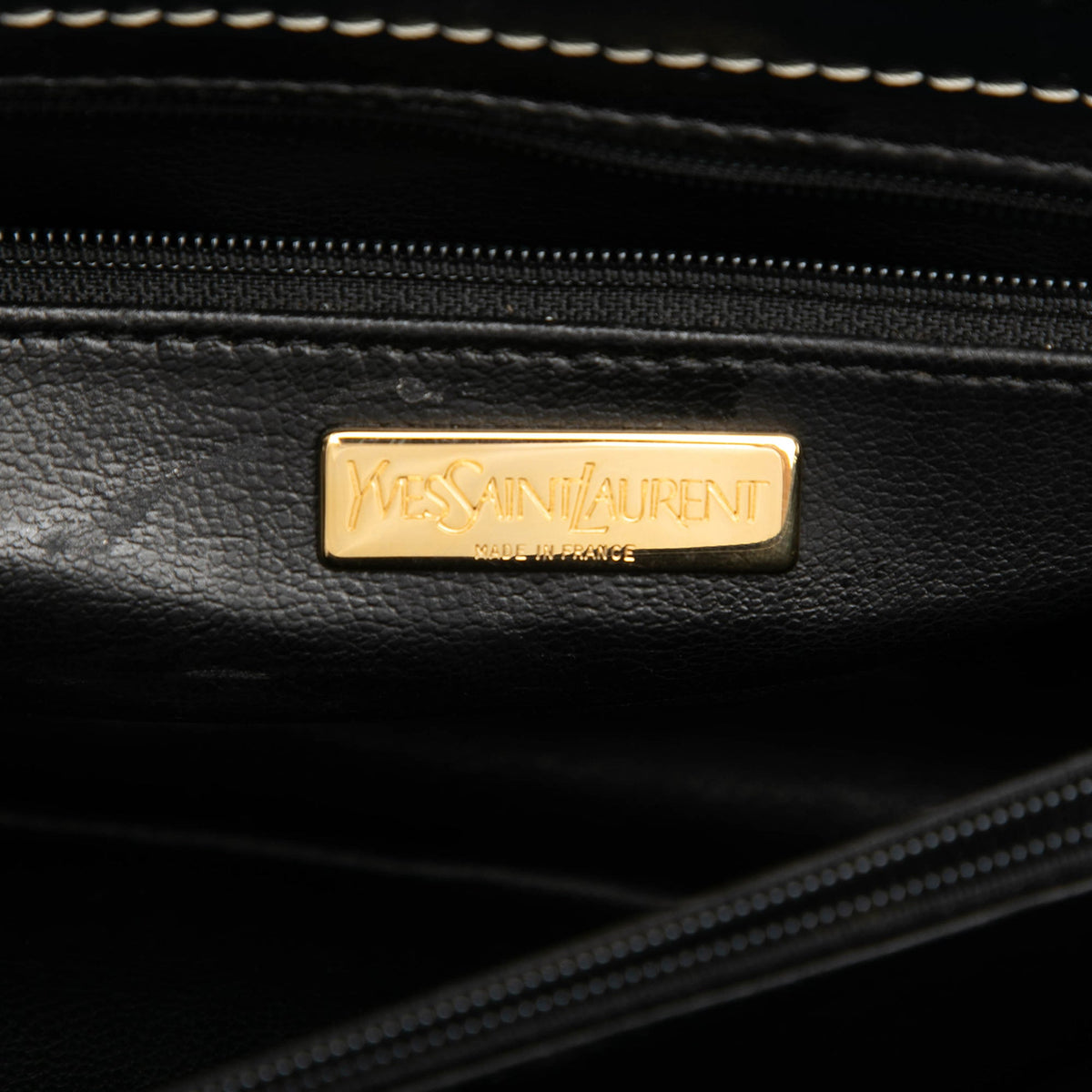 Saint Laurent Leather Y Cutout Flap Crossbody