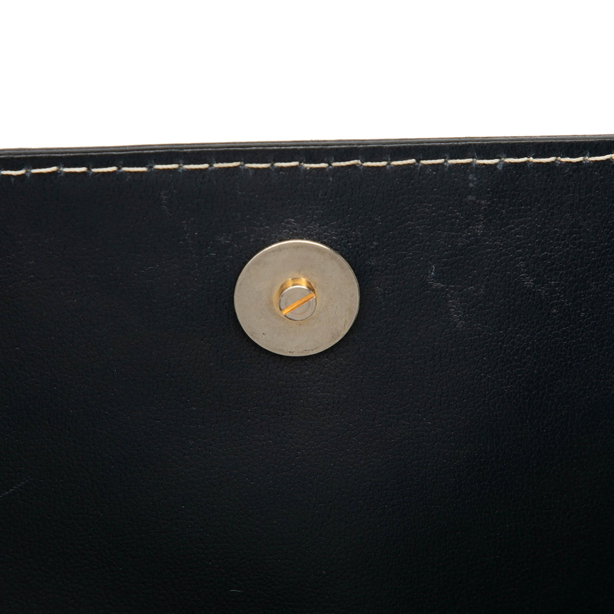 Saint Laurent Leather Y Cutout Flap Crossbody