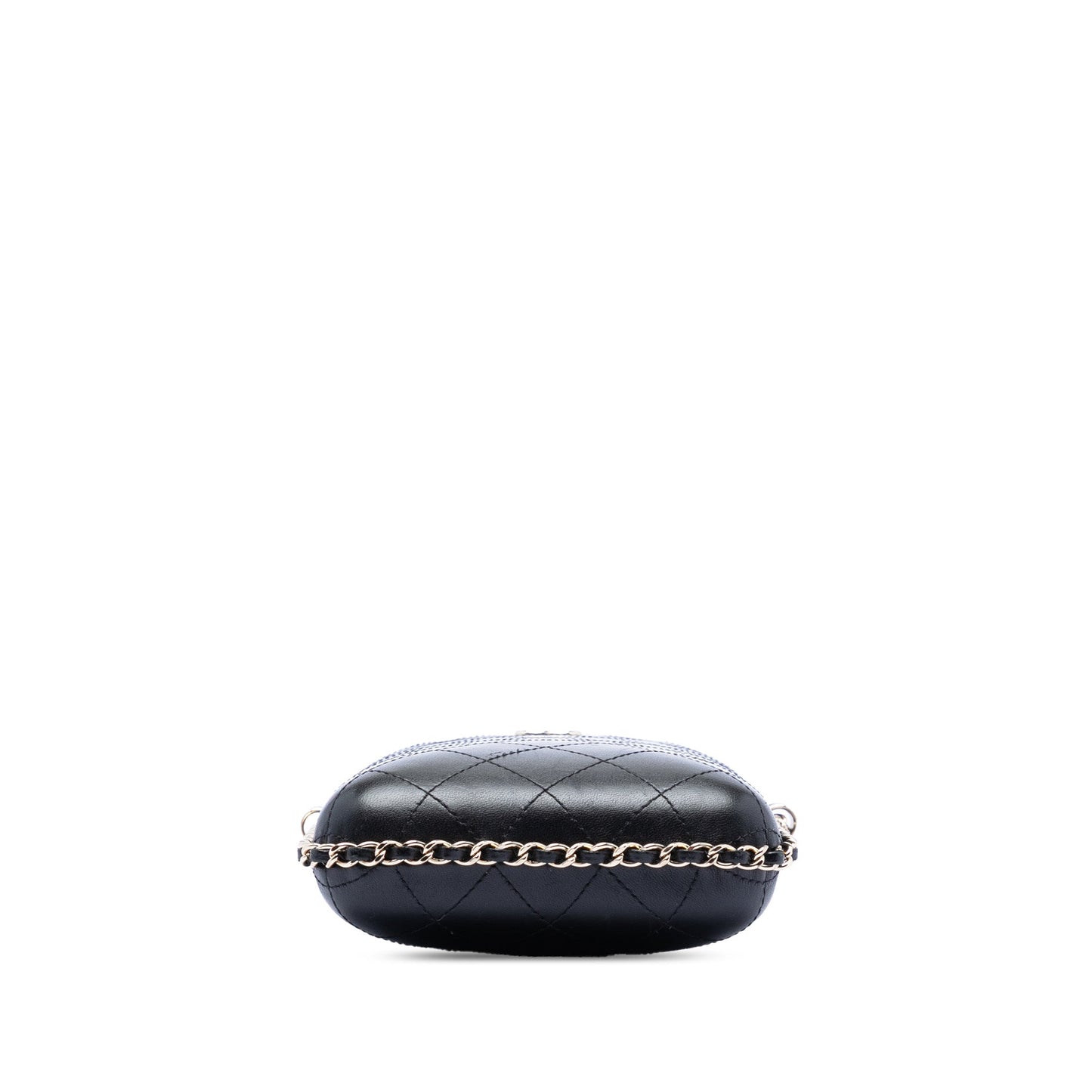 Chanel CC Quilted Lambskin Chain Around Phone Holder