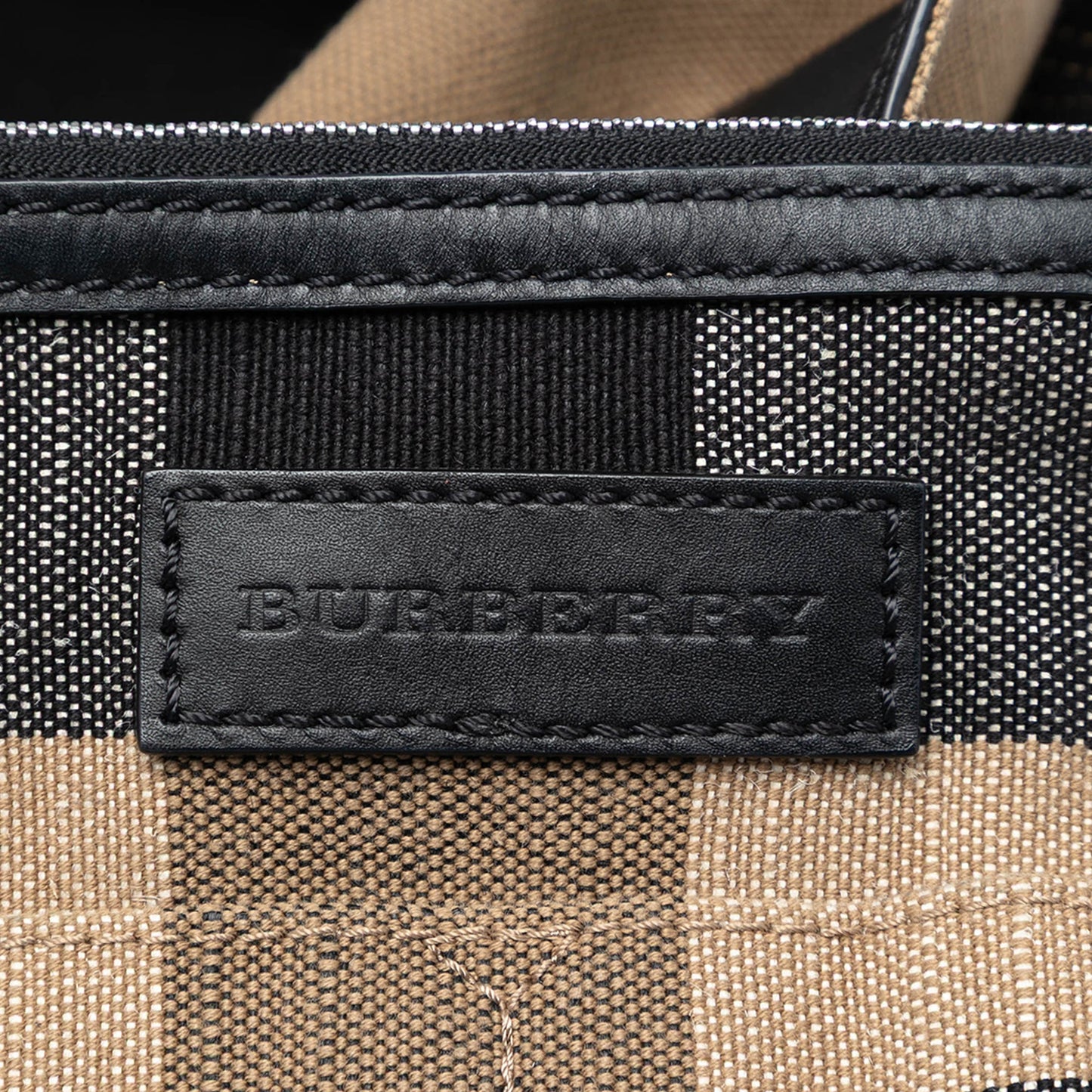 Burberry Medium Mega Check Canvas Ashby Bucket Bag