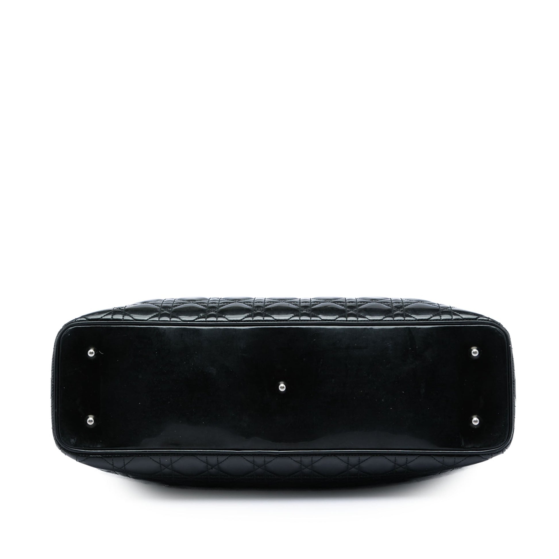 Dior Extra Large Patent Cannage Lady Dior